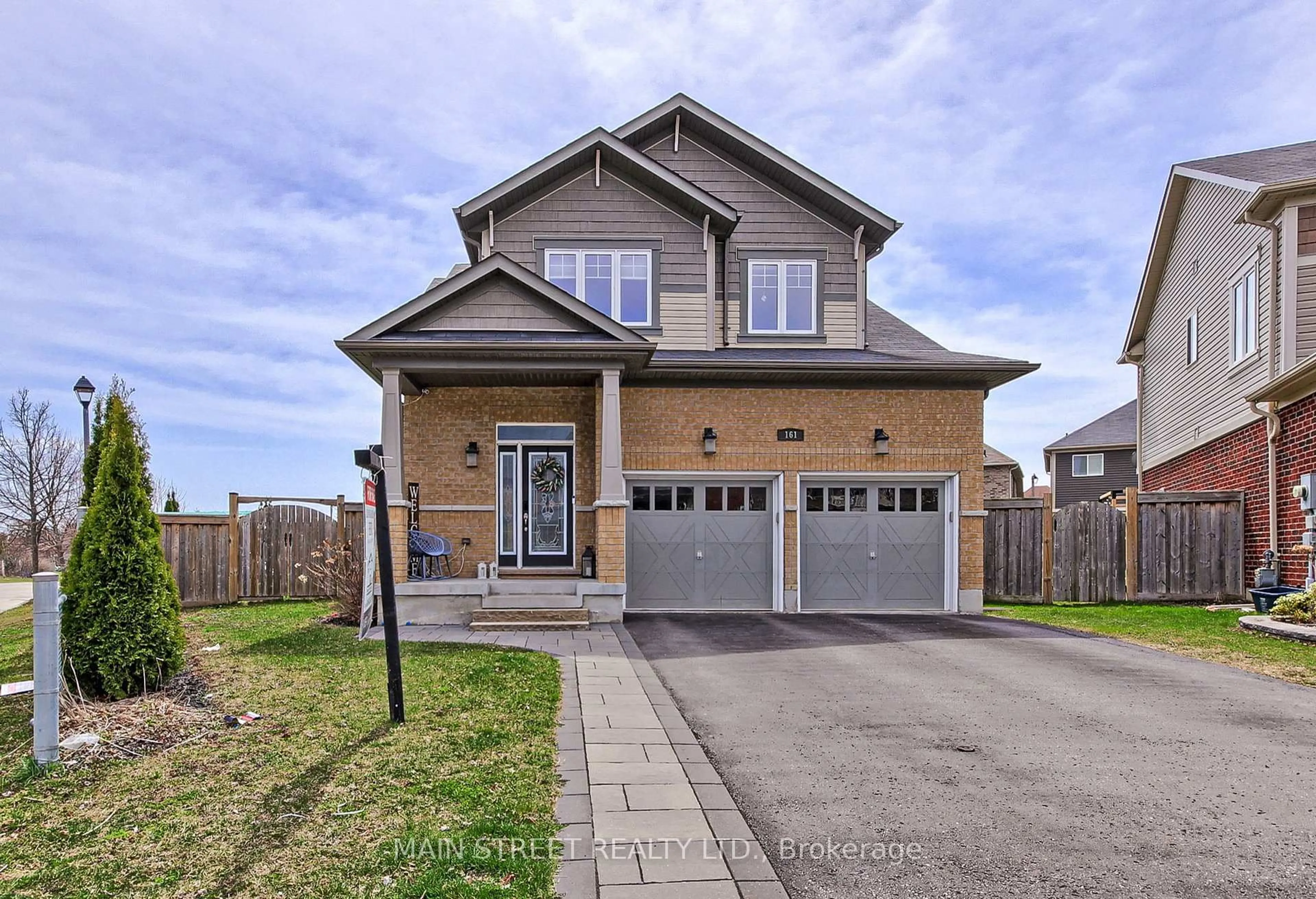 Home with brick exterior material, street for 161 Blackwell Cres, Oshawa Ontario L1L 0C8