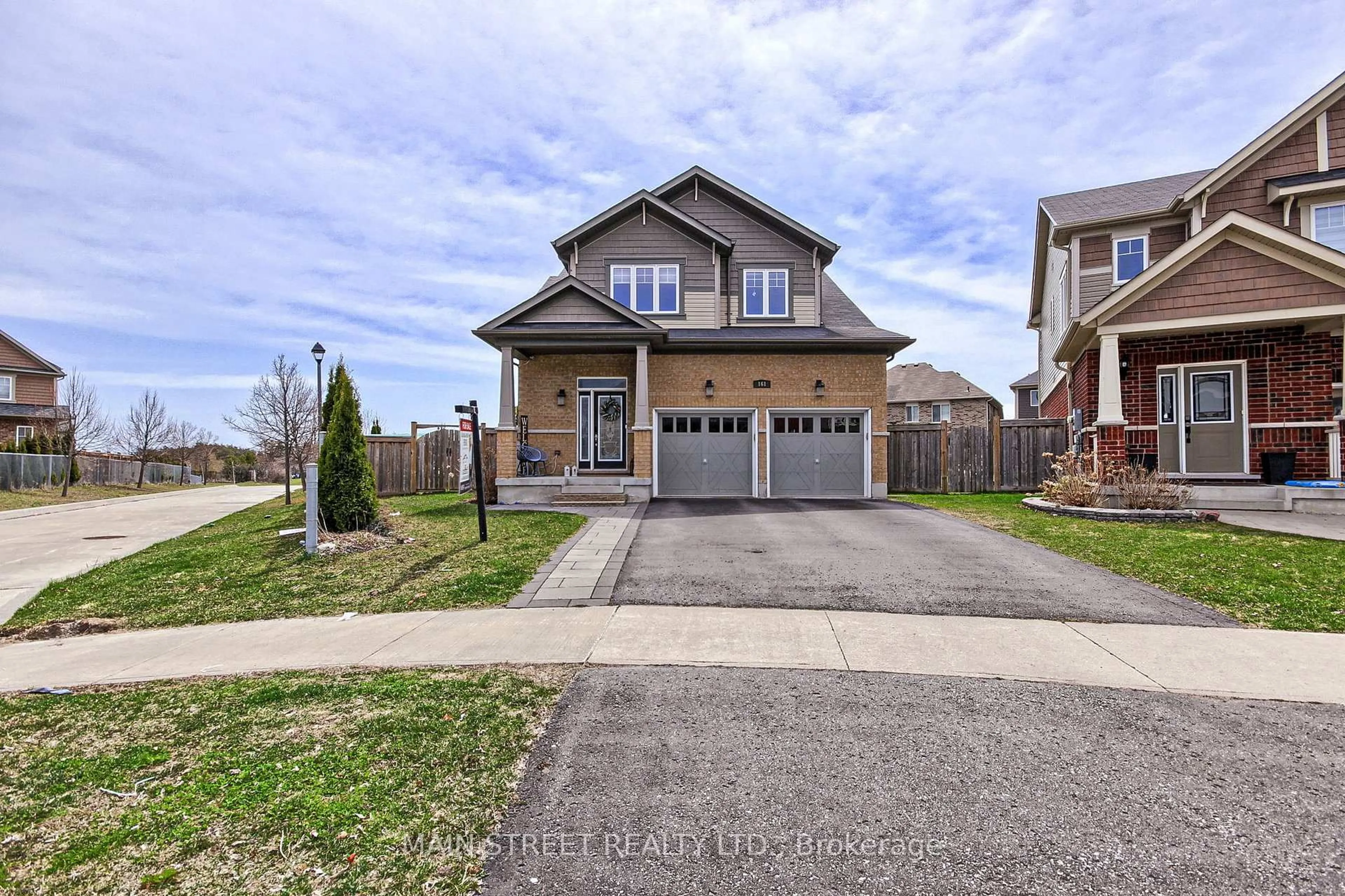 Home with brick exterior material, street for 161 Blackwell Cres, Oshawa Ontario L1L 0C8
