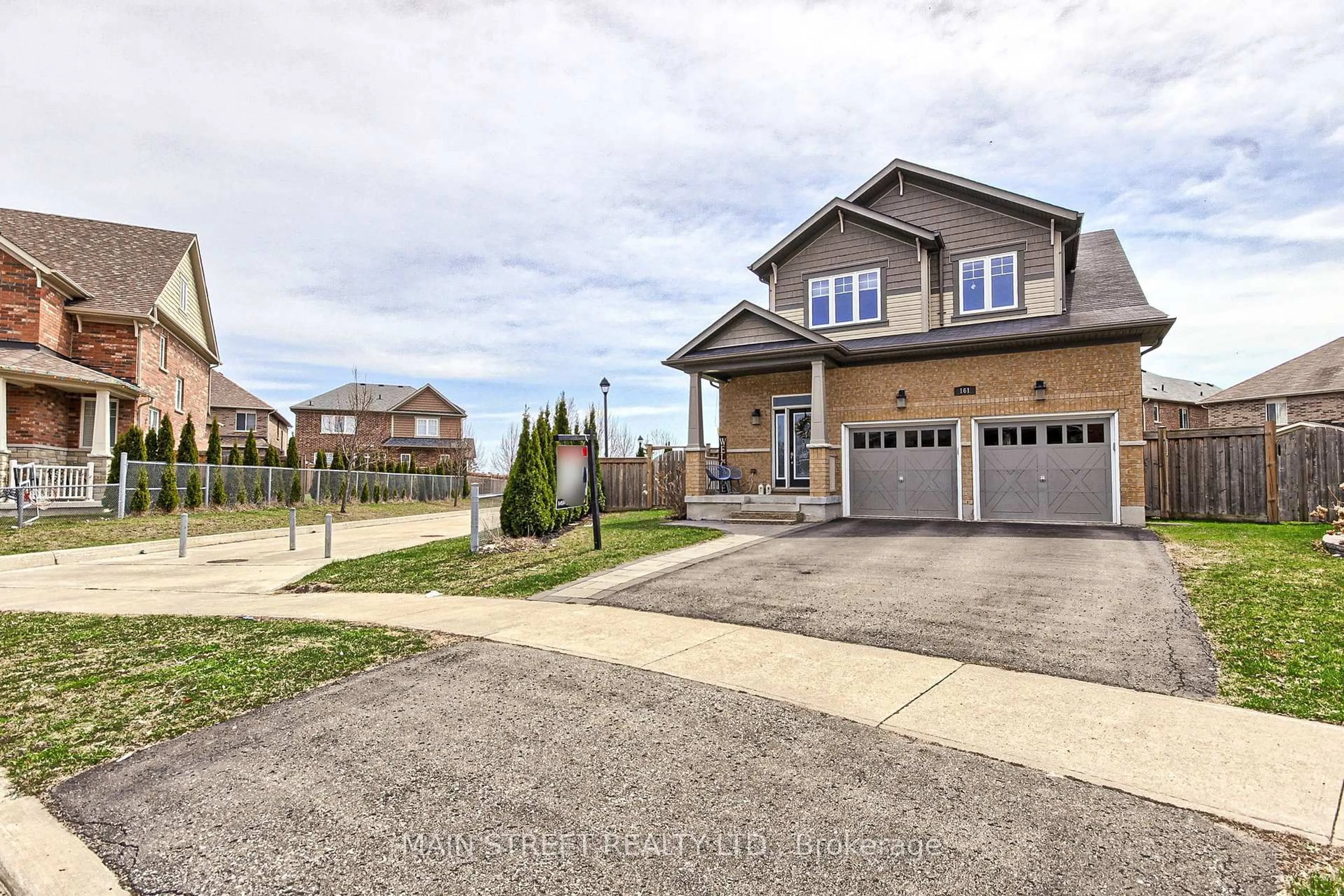 Home with brick exterior material, street for 161 Blackwell Cres, Oshawa Ontario L1L 0C8