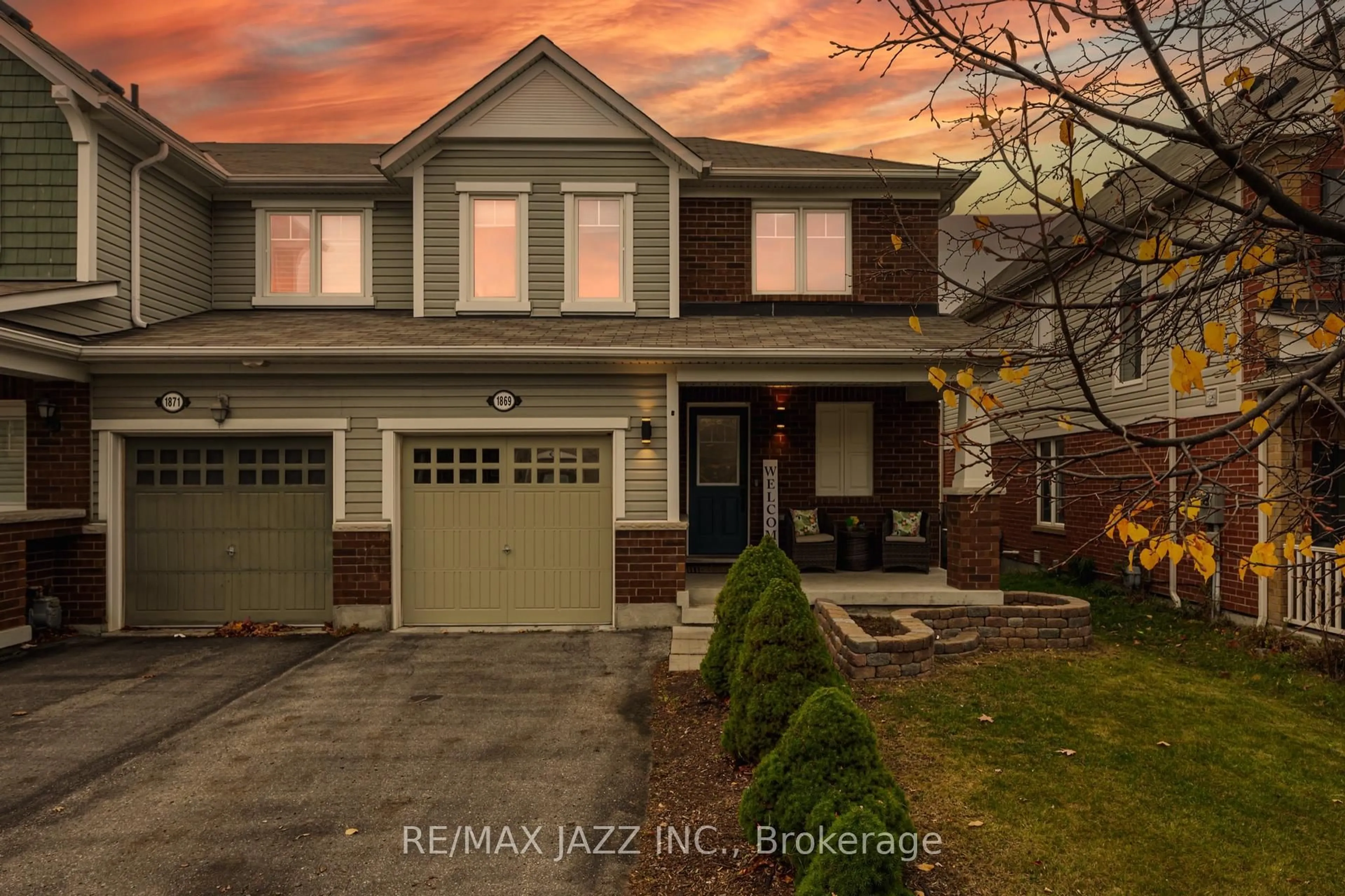 Home with brick exterior material, street for 1869 Liatris Dr, Pickering Ontario L1X 0A4