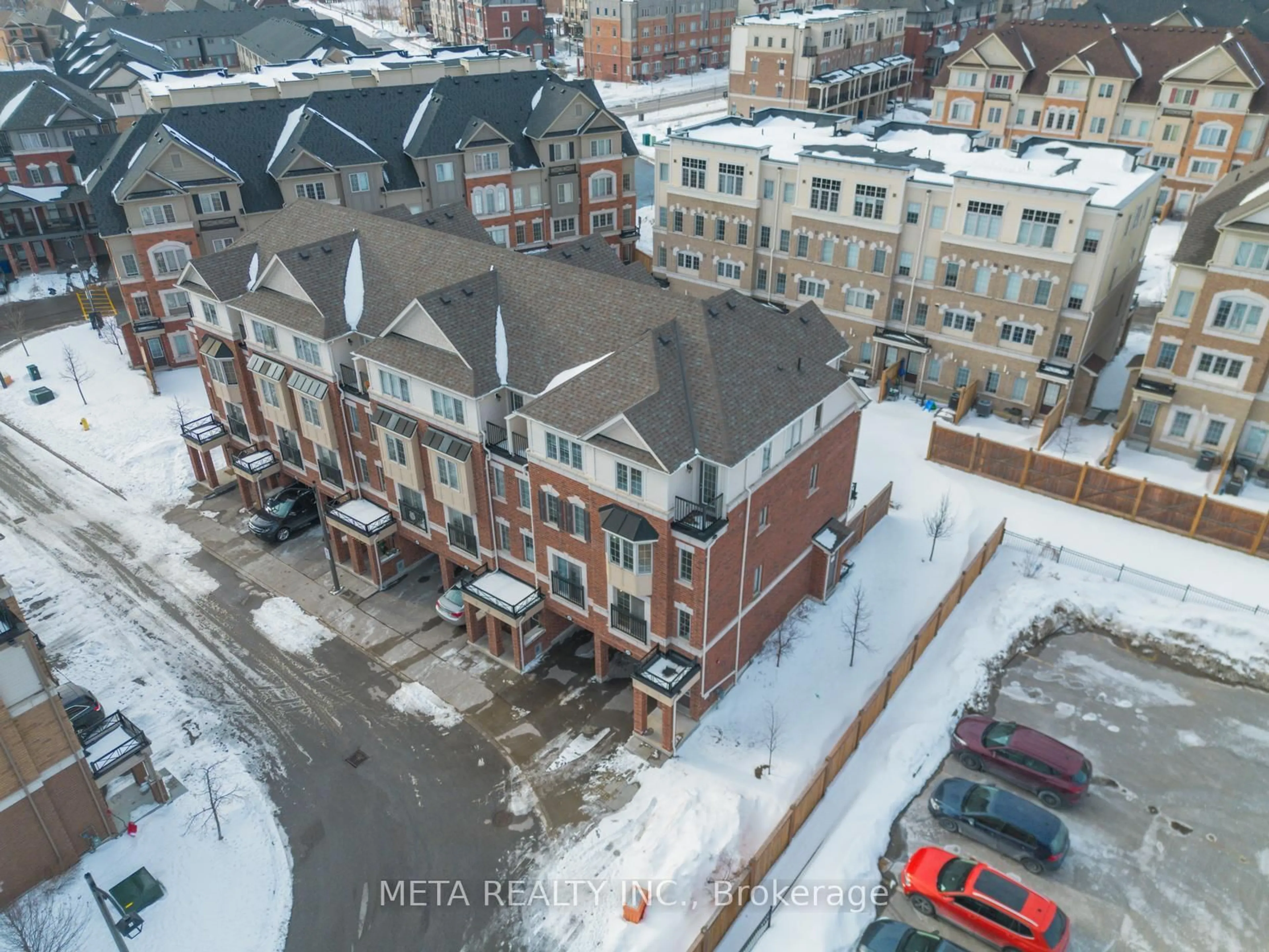 A pic from outside/outdoor area/front of a property/back of a property/a pic from drone, city buildings view from balcony for 28 Icy Note Path, Oshawa Ontario L1L 0L1