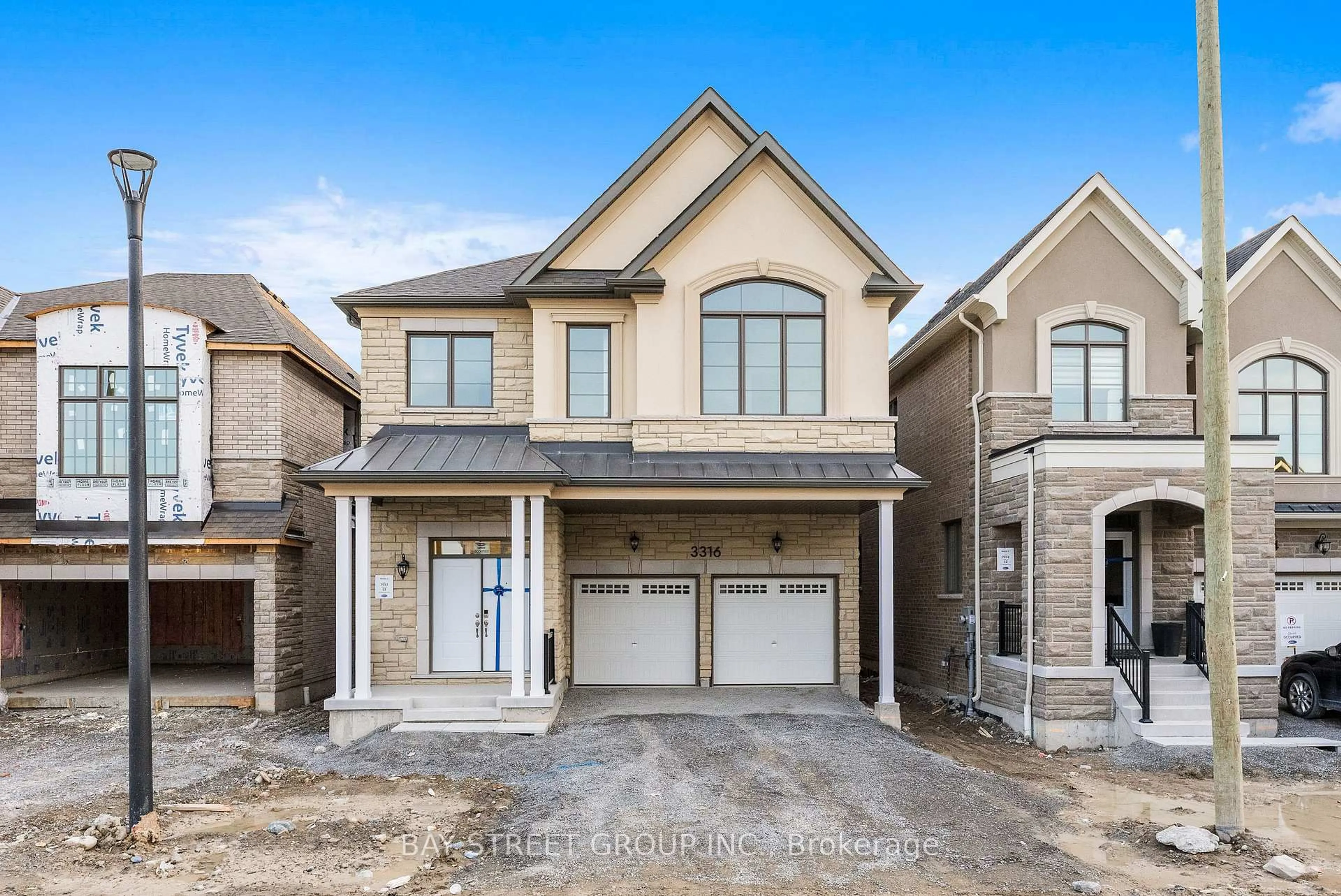 Home with brick exterior material, street for 3316 Marchington Sq, Pickering Ontario L1X 0N9