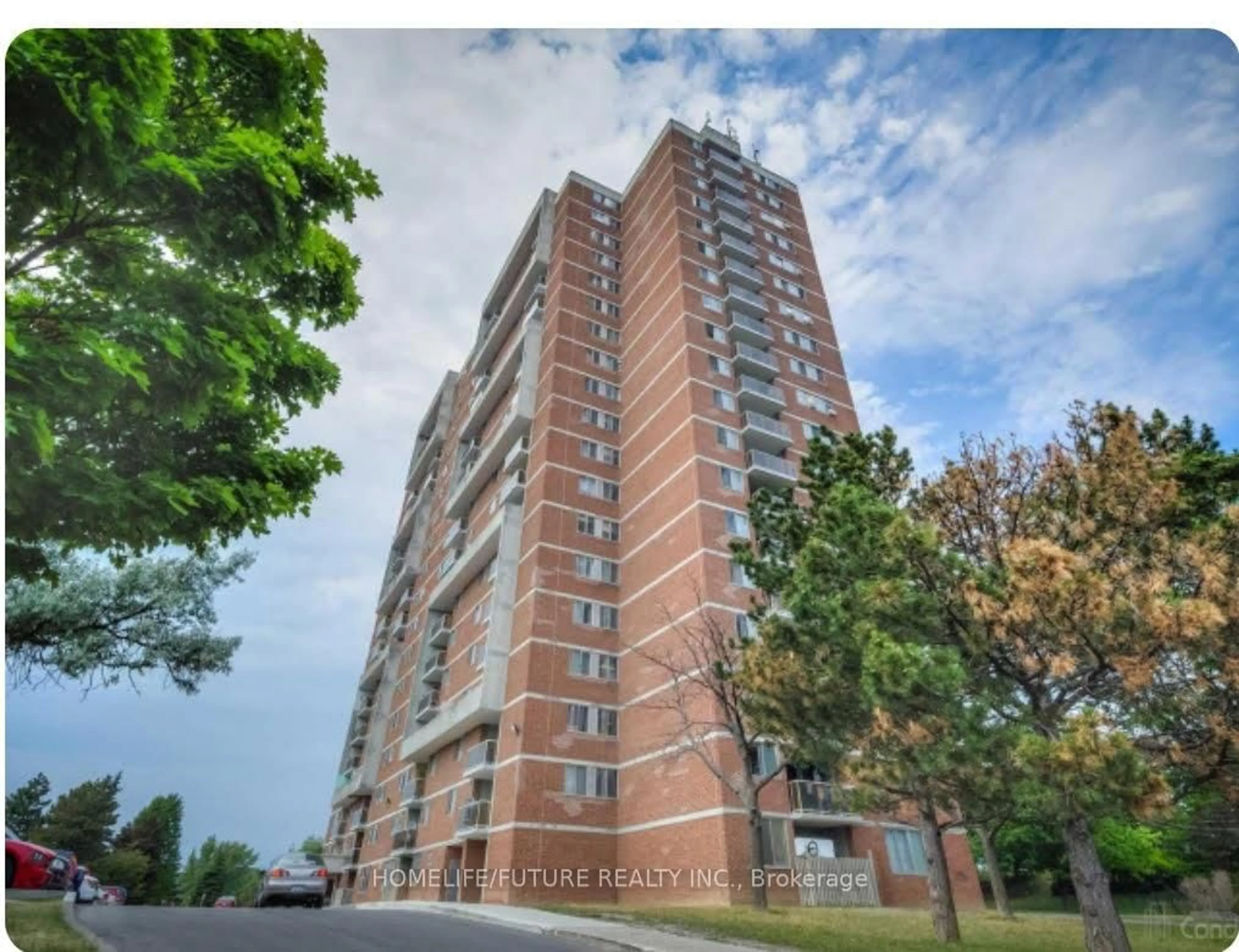 A pic from outside/outdoor area/front of a property/back of a property/a pic from drone, building for 100 Wingarden Crt #1510, Toronto Ontario M1B 2P4