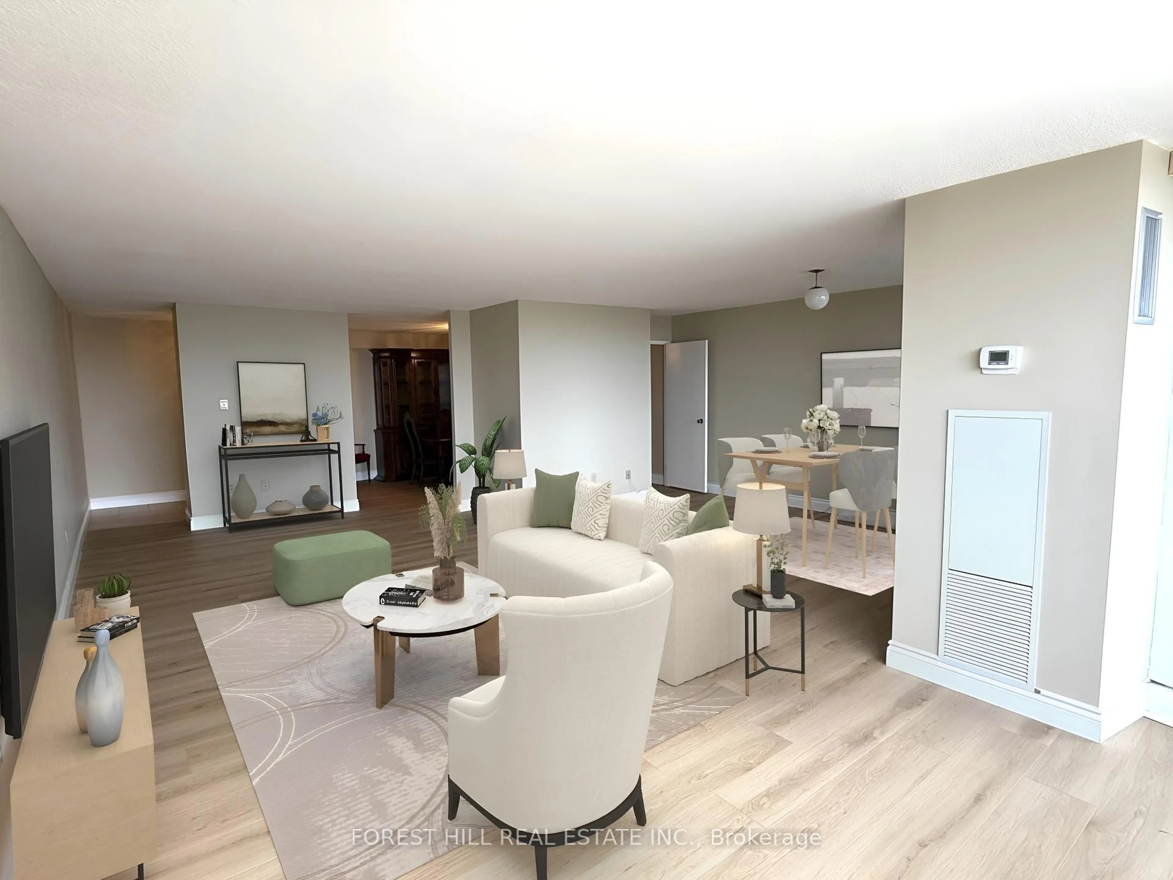 Living room with furniture, unknown for 65 Huntingdale Blvd #1105, Toronto Ontario M1W 2P1