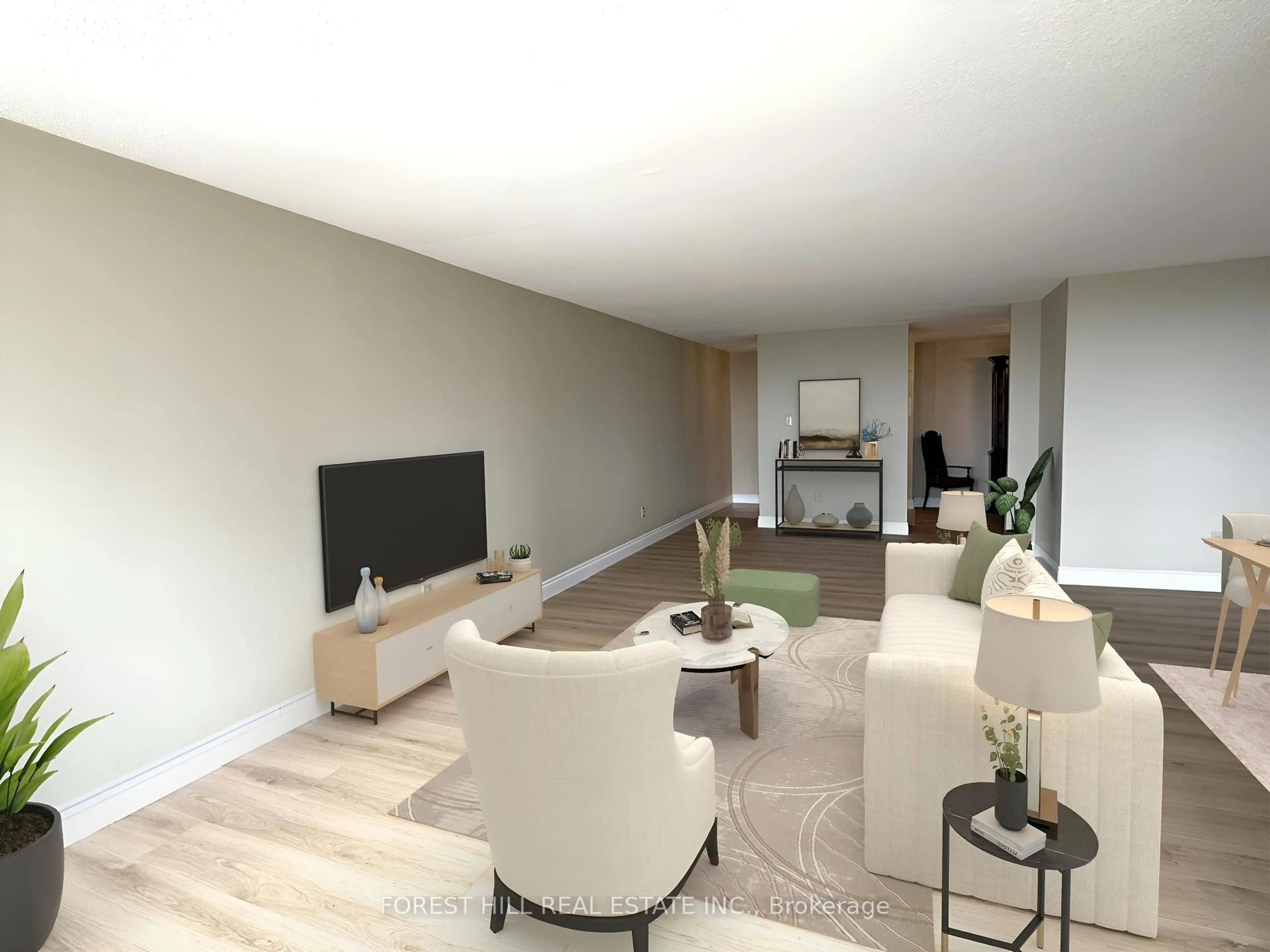 Living room with furniture, unknown for 65 Huntingdale Blvd #1105, Toronto Ontario M1W 2P1