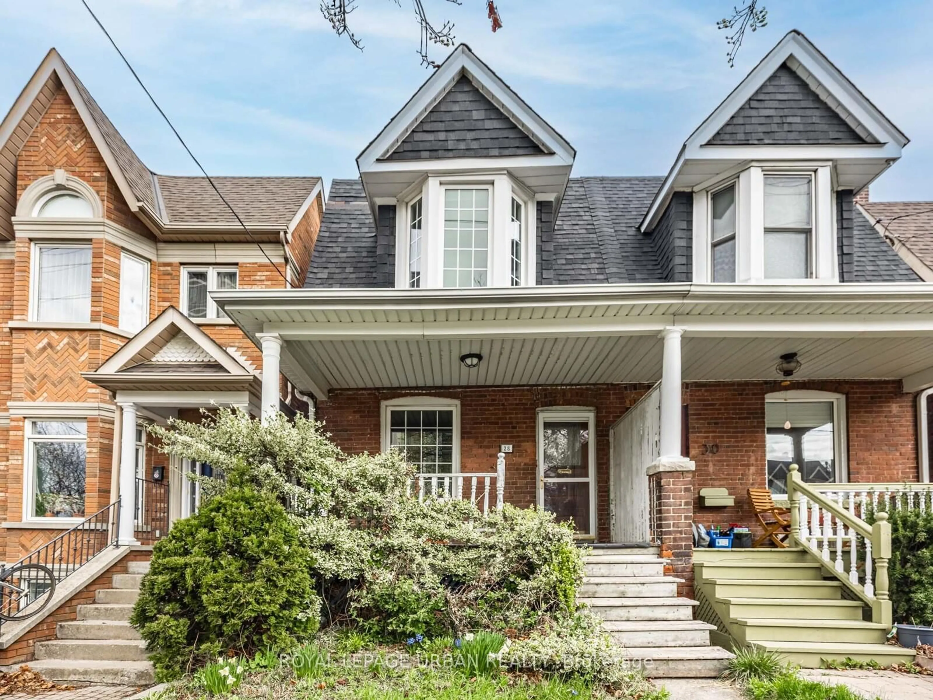 Home with brick exterior material, street for 28 Eastmount Ave, Toronto Ontario M4K 1V1