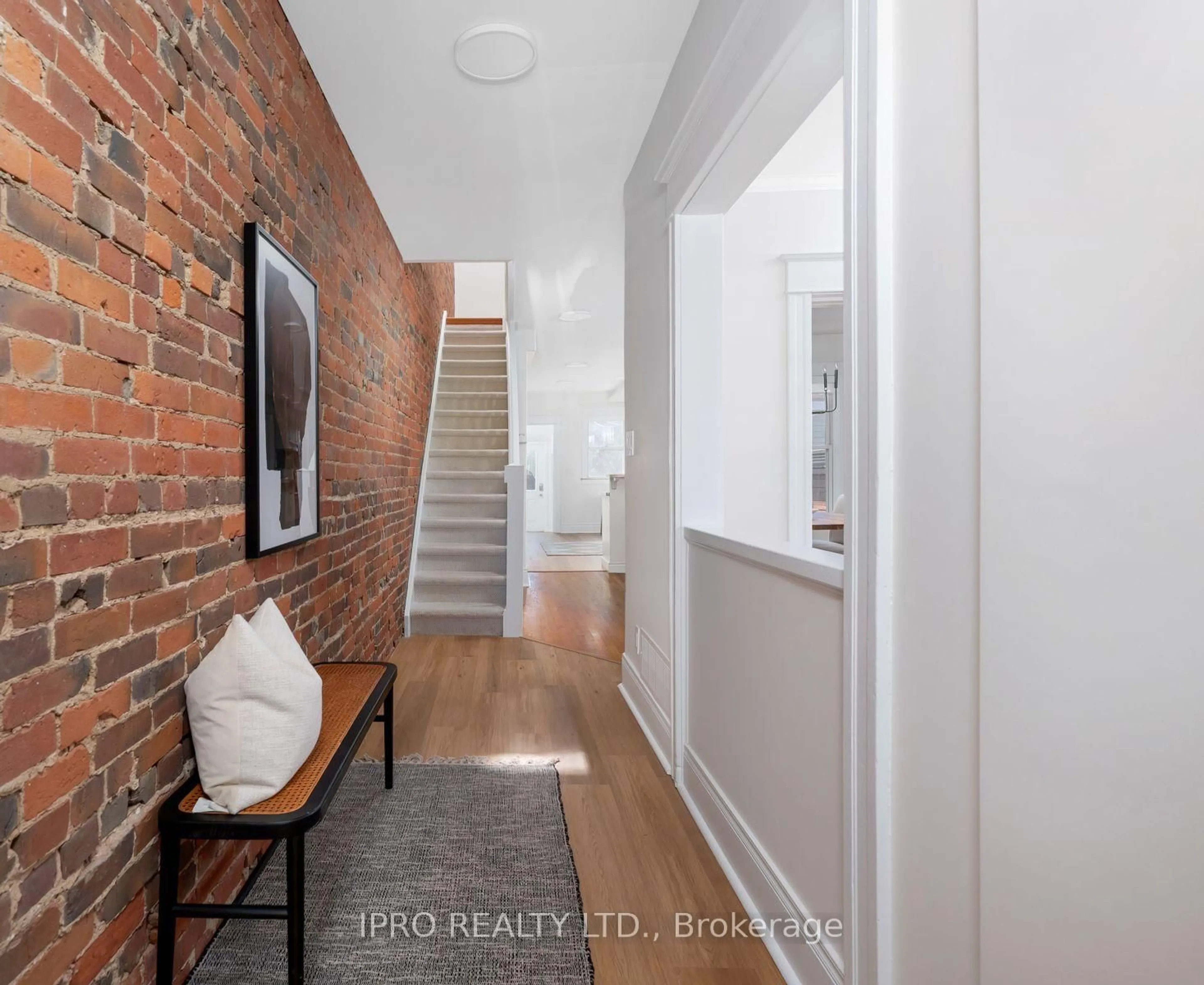 Indoor entryway for 768 Logan Ave, Toronto Ontario M4K 3C8