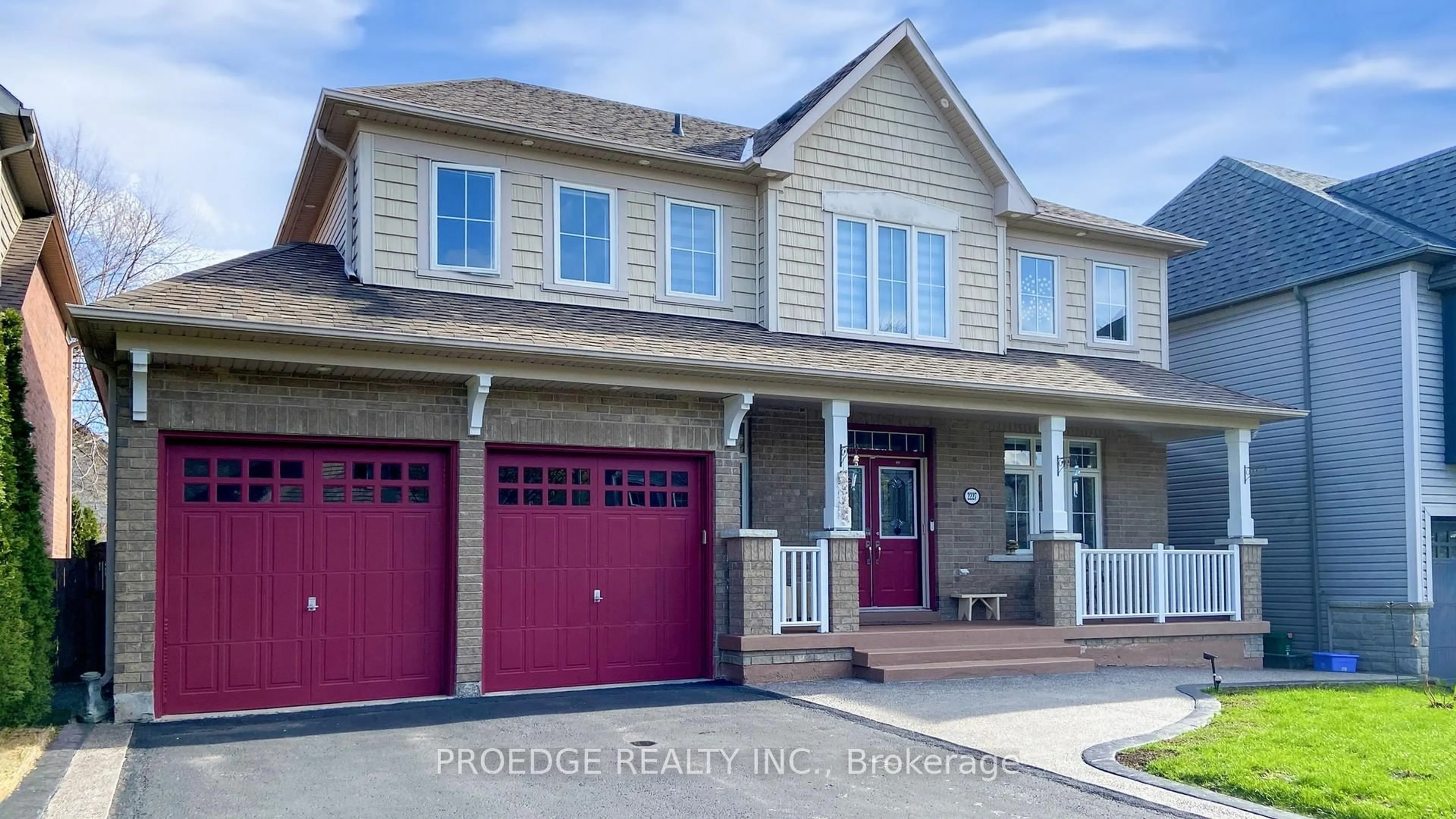 Home with brick exterior material, street for 2227 Minsky Pl, Oshawa Ontario L1C 1C4