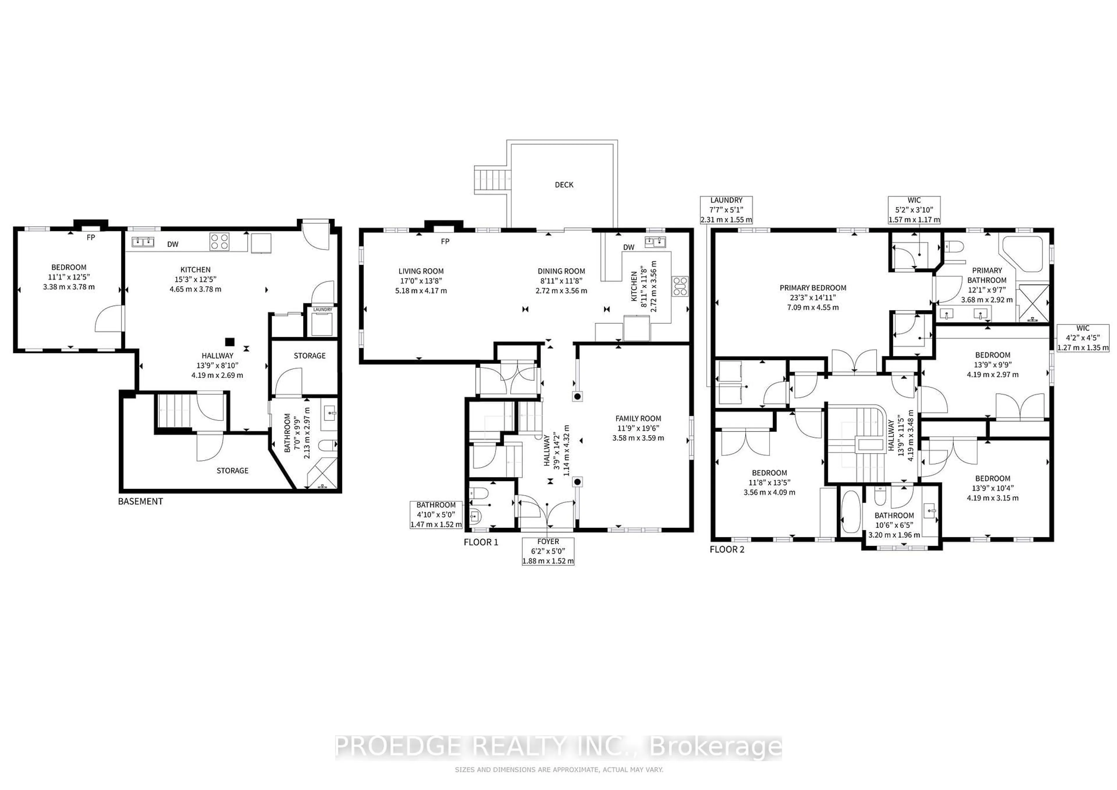 Floor plan for 2227 Minsky Pl, Oshawa Ontario L1C 1C4