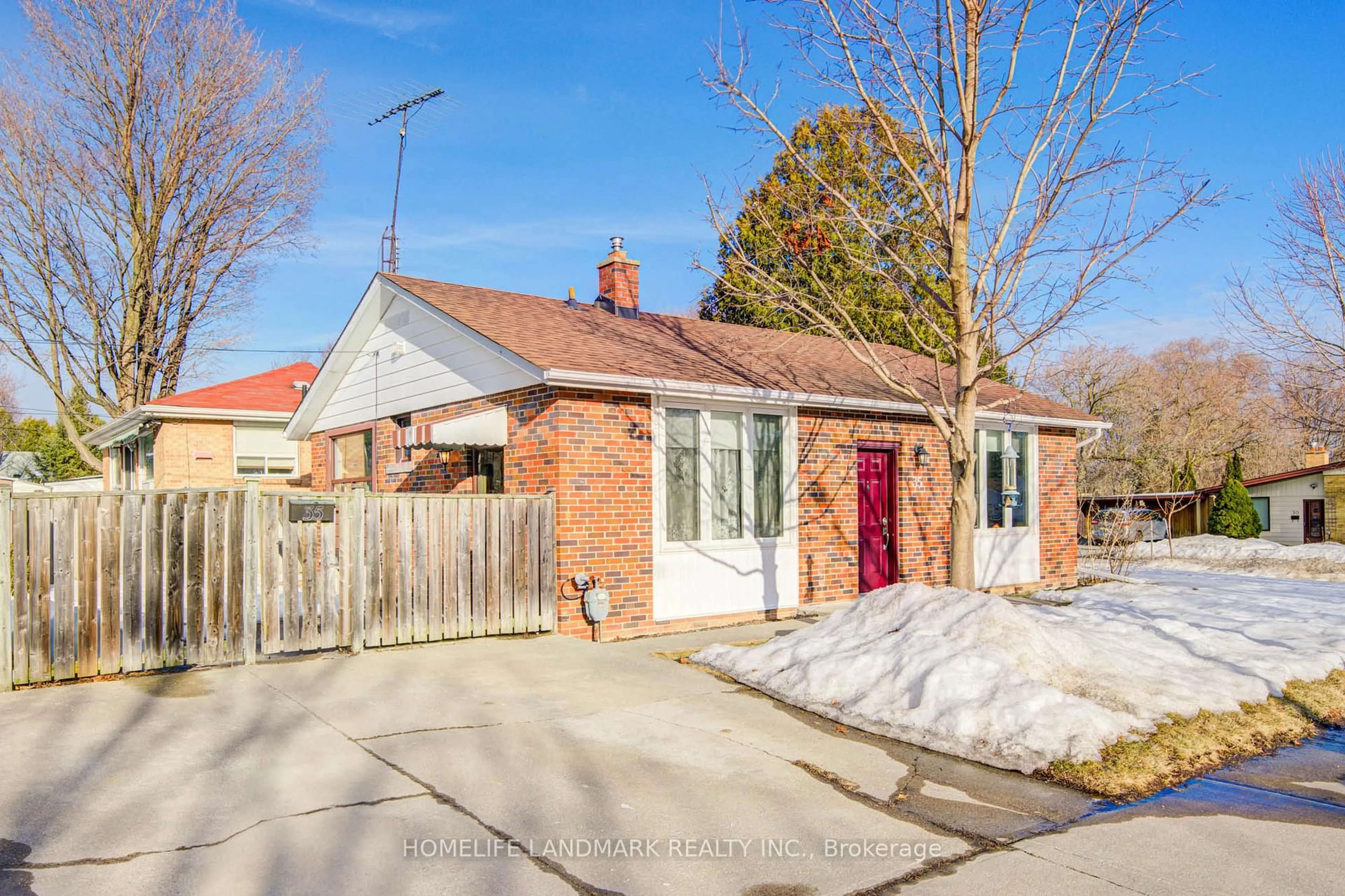 Home with brick exterior material, street for 35 Benshire Dr, Toronto Ontario M1H 1M3
