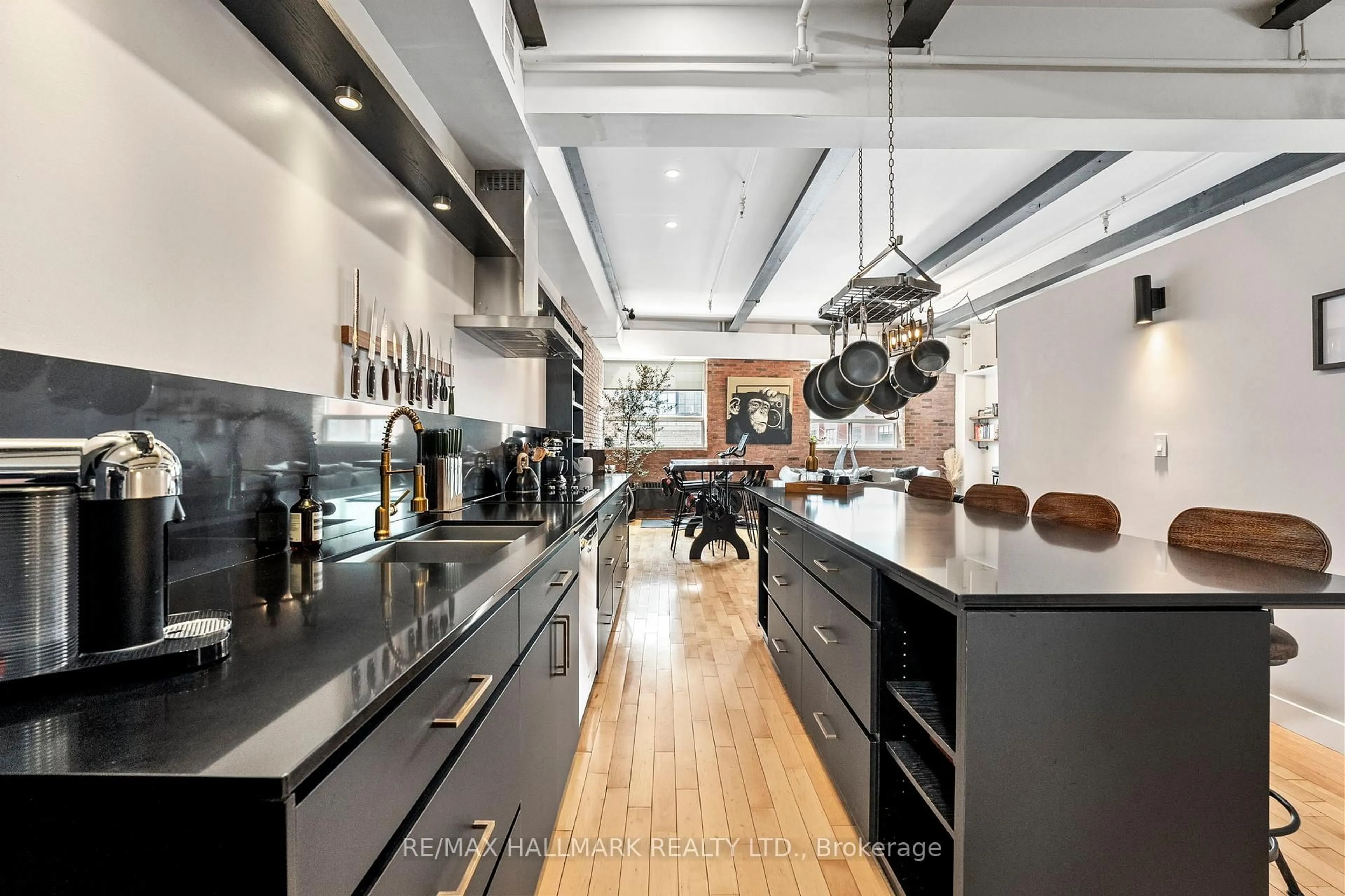 Contemporary kitchen, unknown for 326 Carlaw Ave #215, Toronto Ontario M4M 3N8