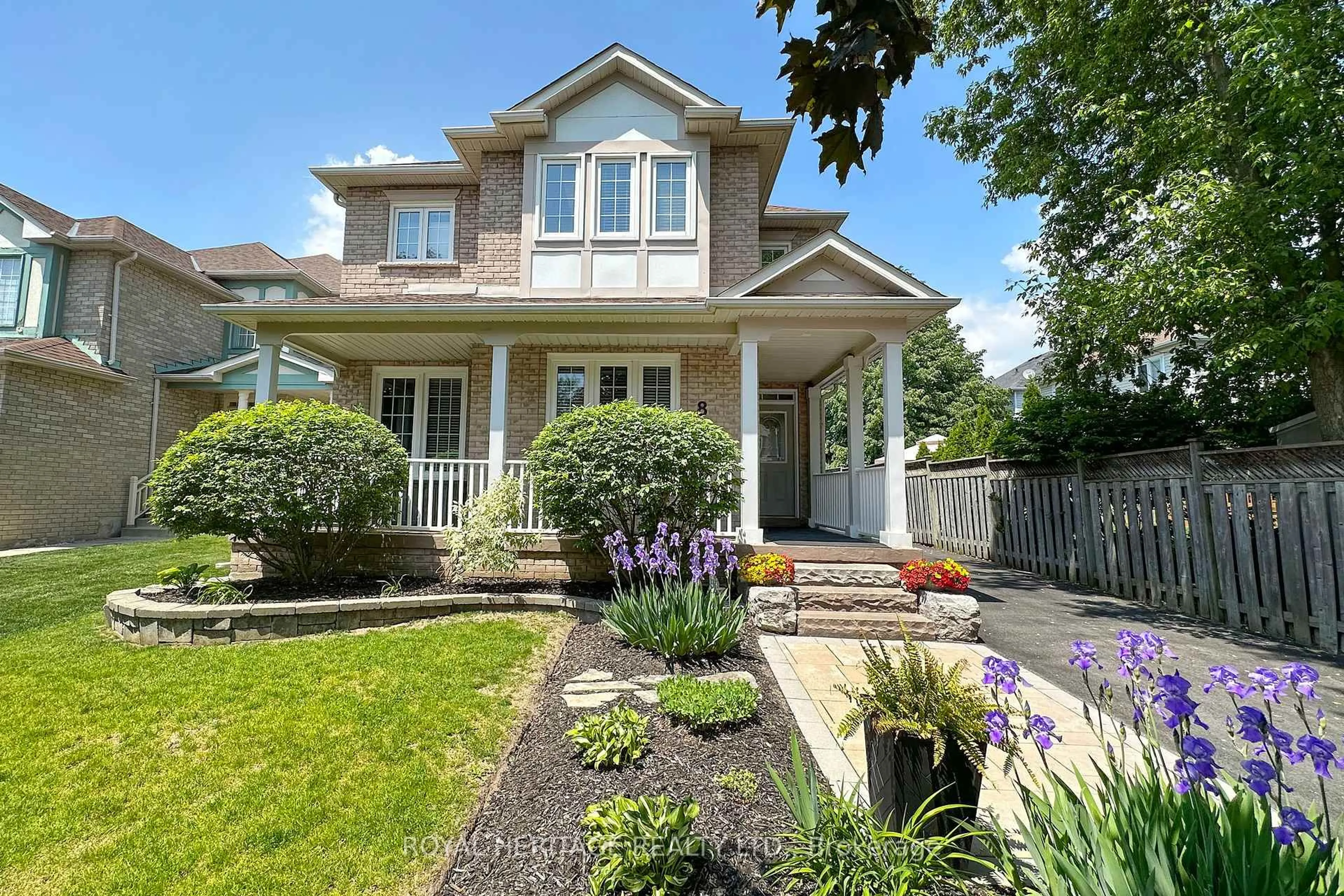 Home with brick exterior material, street for 8 Bedell Cres, Whitby Ontario L1R 2N8