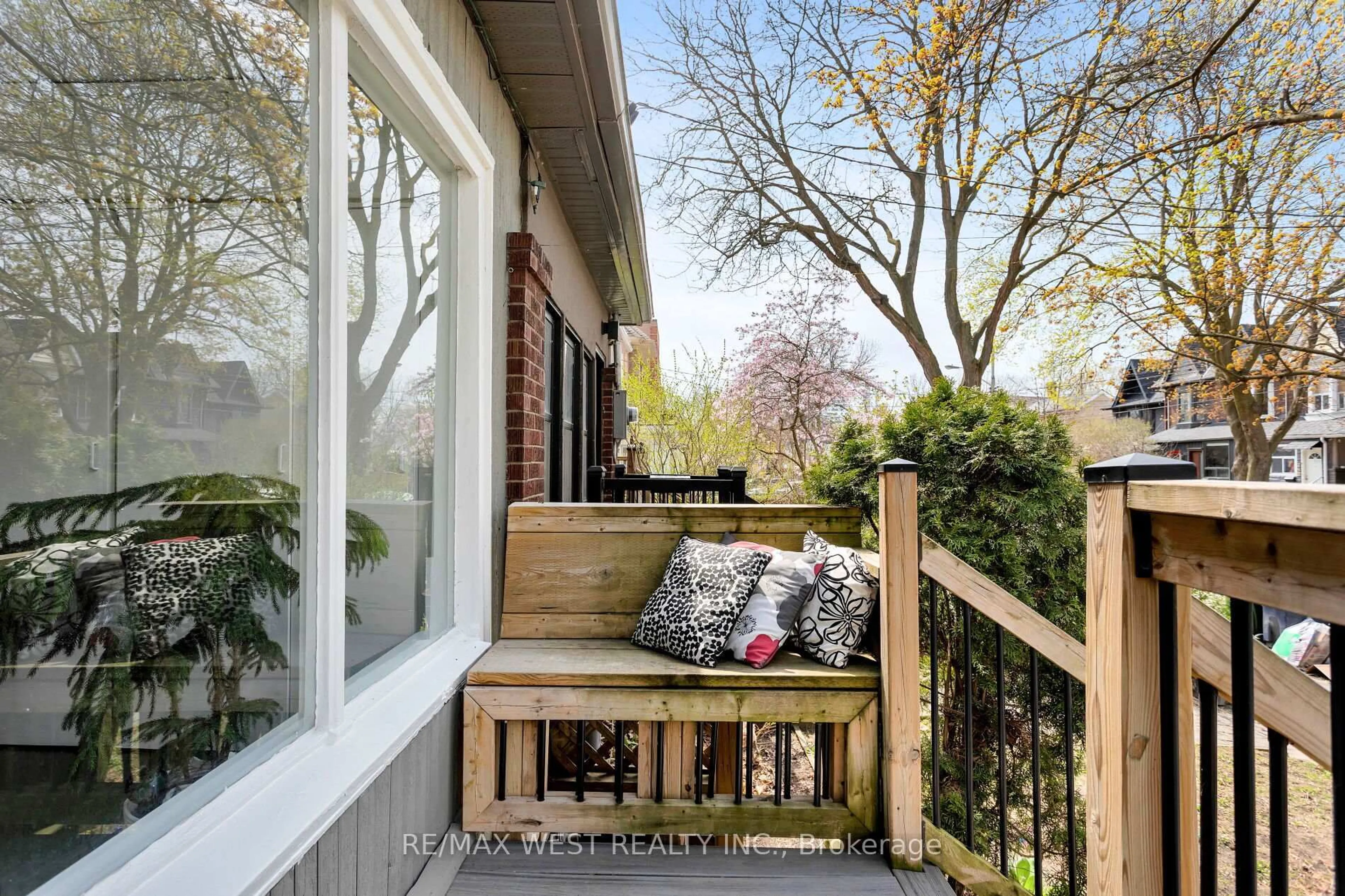 Patio, street for 155 Rhodes Ave, Toronto Ontario M4L 3A2