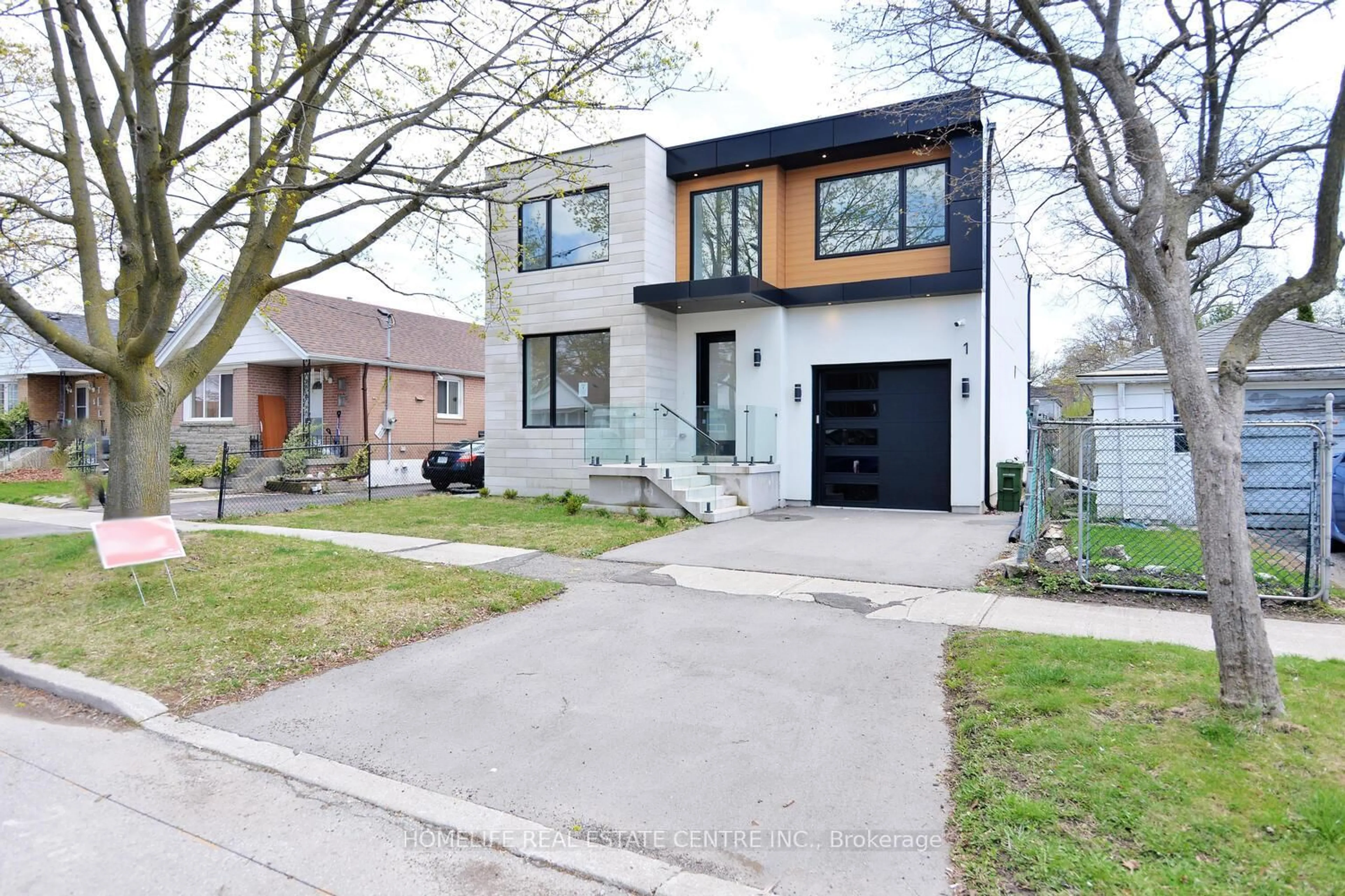 Home with brick exterior material, street for 1 Camilla Cres, Toronto Ontario M1L 1Y9
