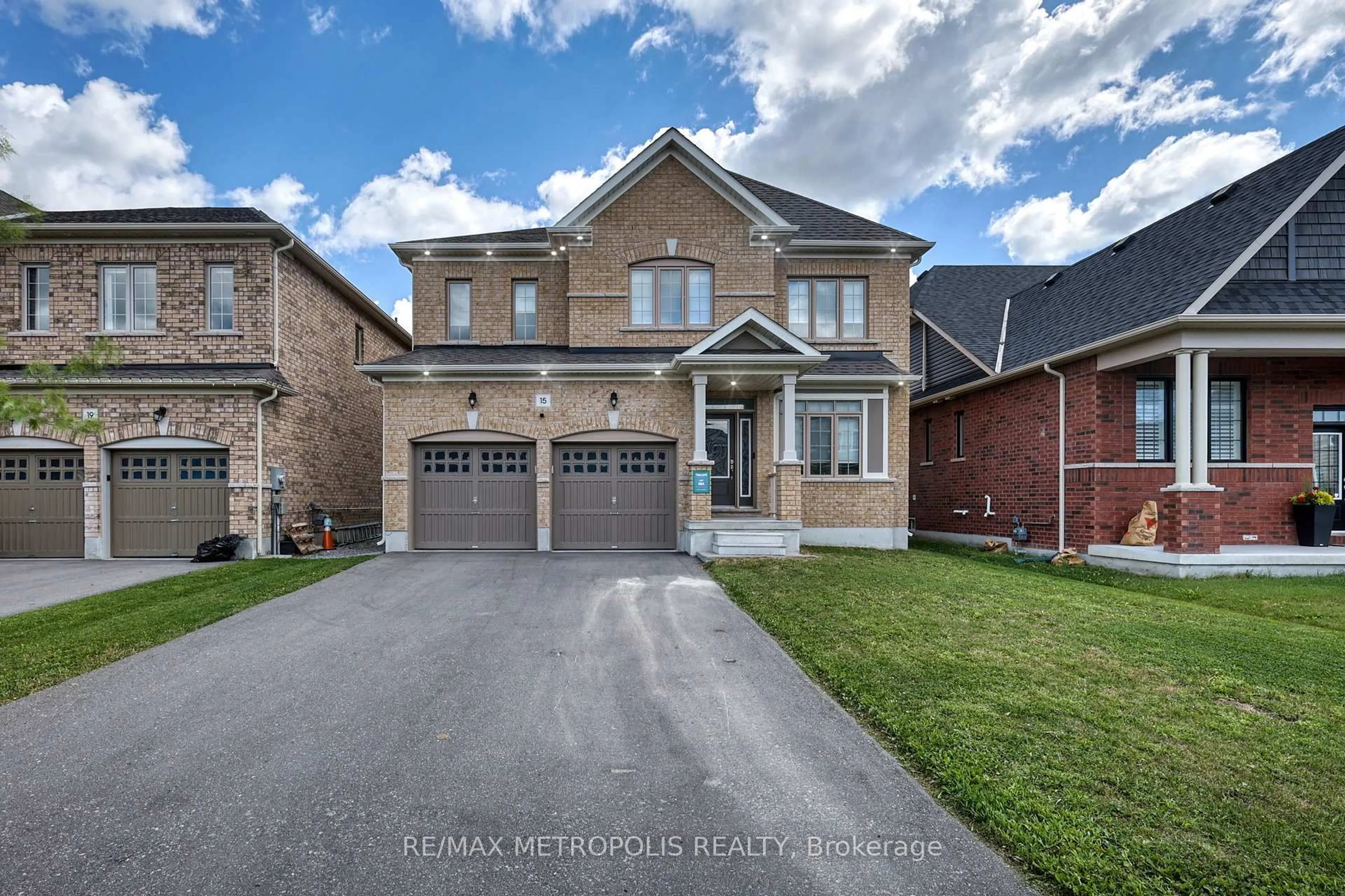 Home with brick exterior material, street for 15 Douglas Kemp Cres, Clarington Ontario L1C 7E3