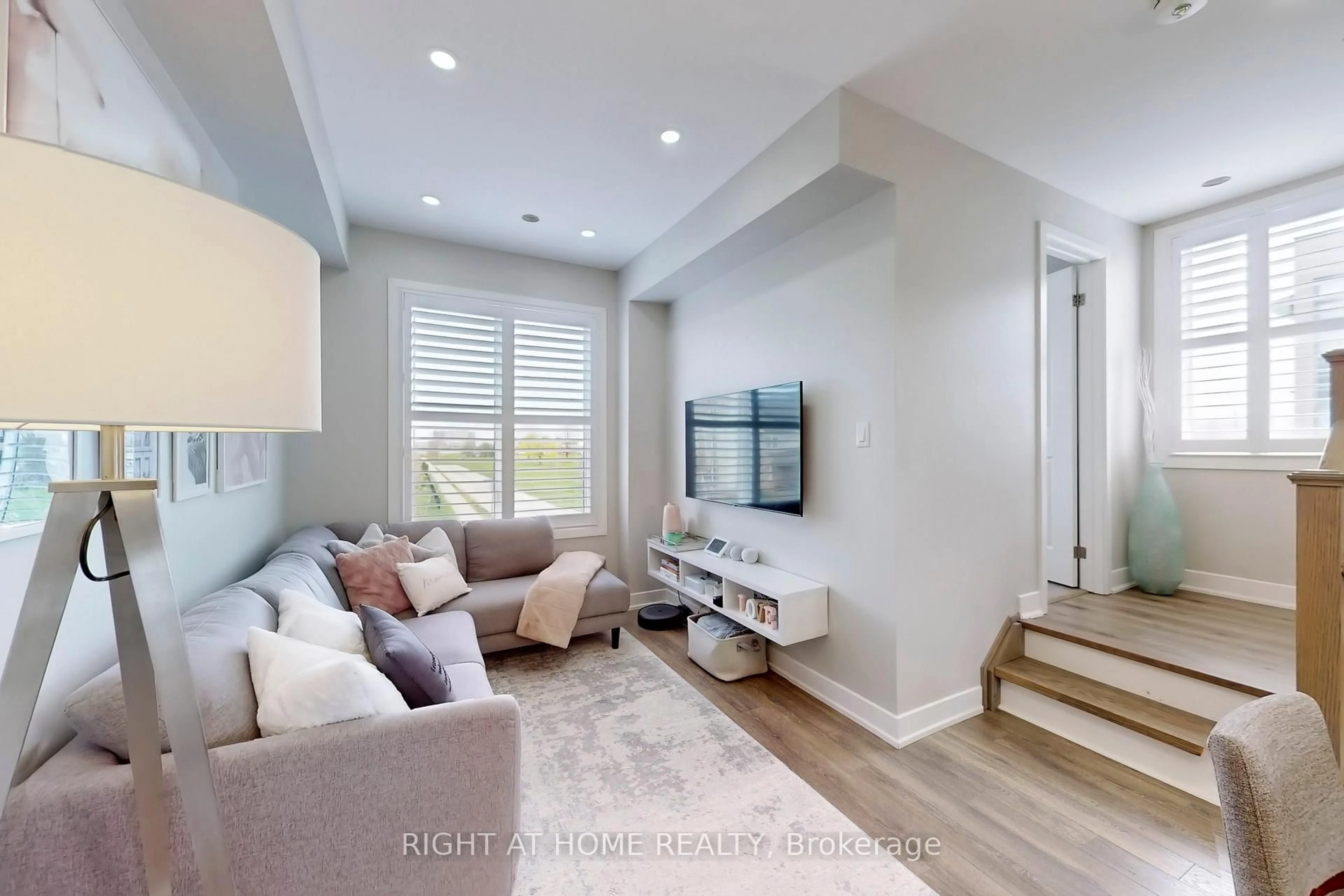 Living room with furniture, unknown for 53 Donald Fleming Way, Whitby Ontario L1R 0C8