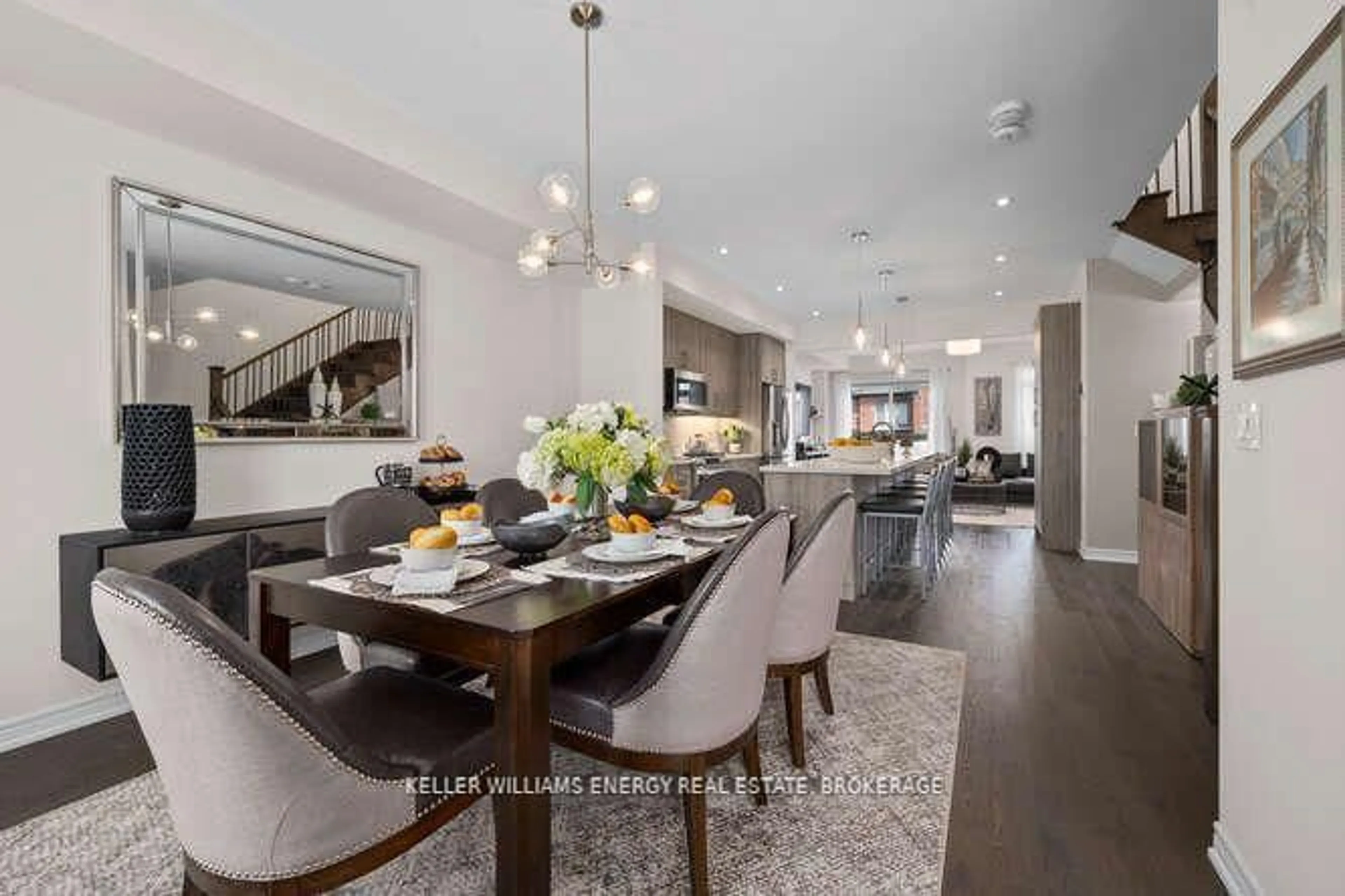 Open concept kitchen, unknown for 35 Donald Powell Cres, Clarington Ontario L1B 0V6