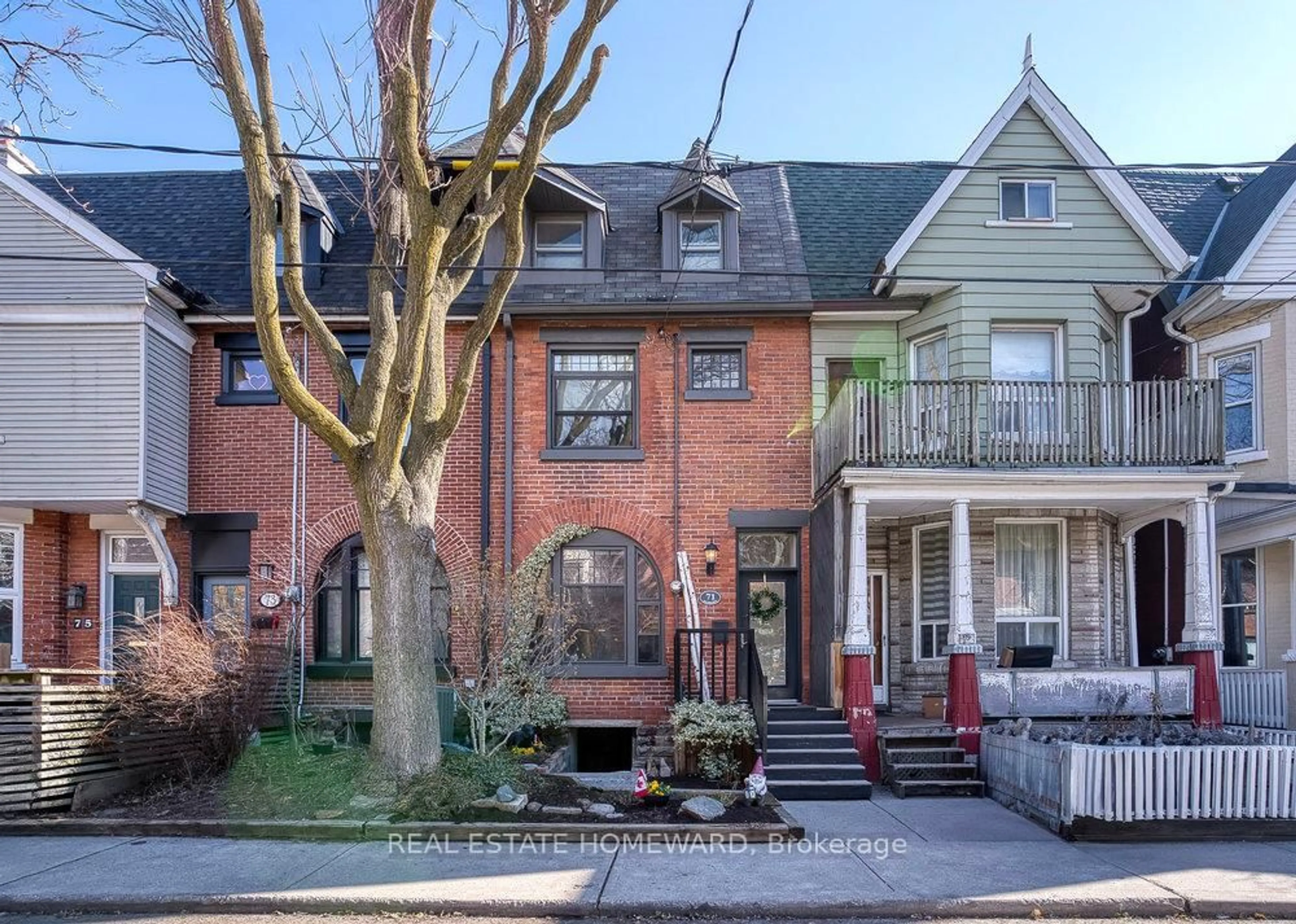 Home with brick exterior material, street for 71 Hamilton St, Toronto Ontario M4M 2C7