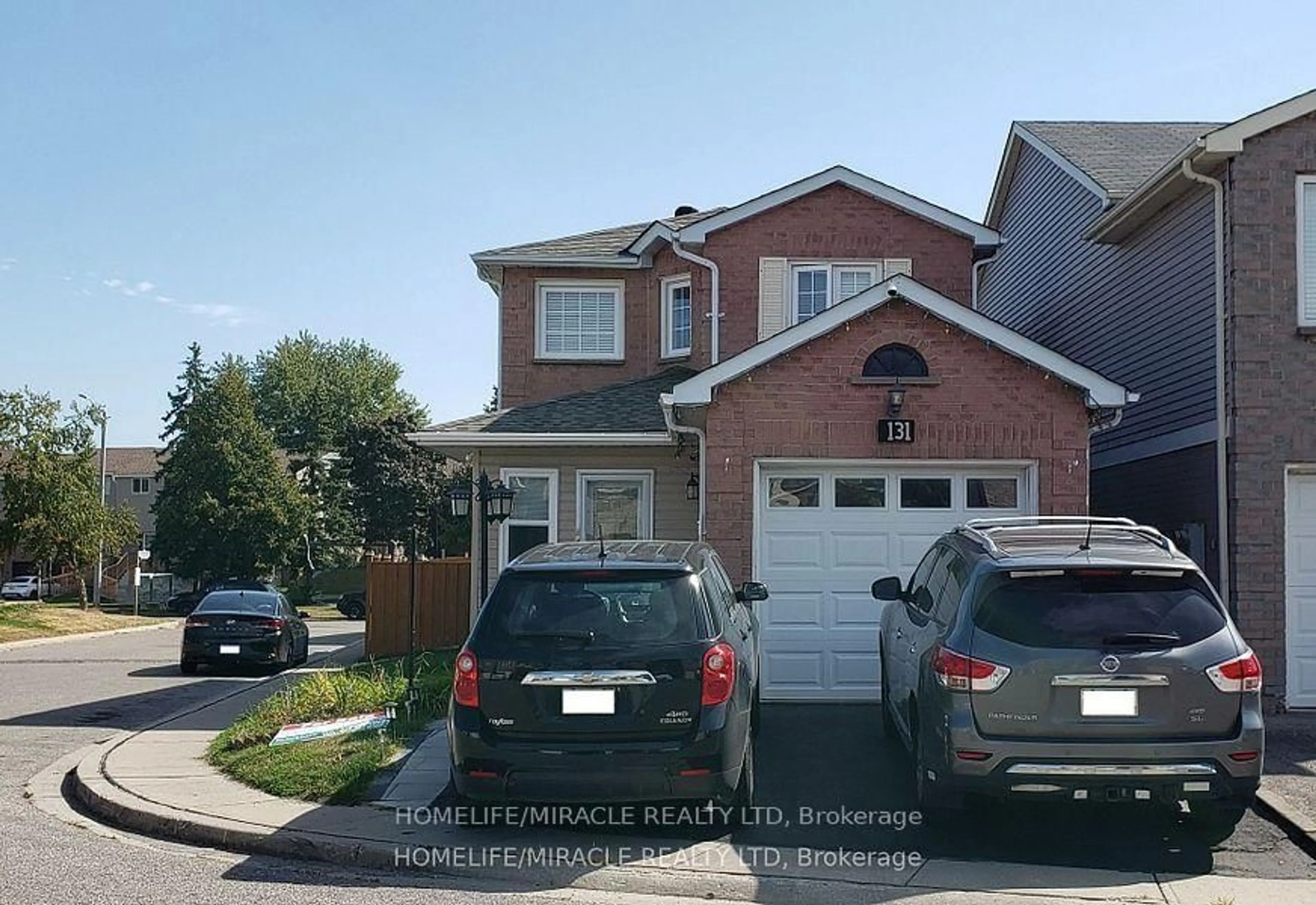 Home with brick exterior material, street for 131 Plumrose Ptwy, Toronto Ontario M1B 4B6