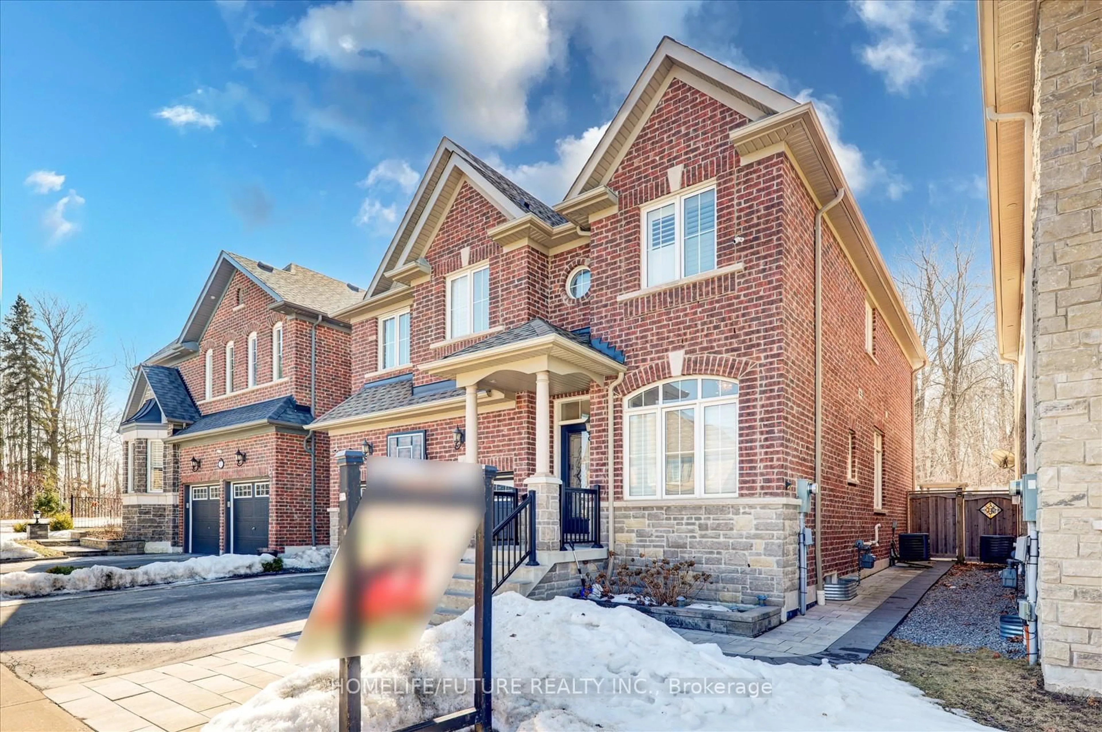 Home with brick exterior material, street for 4 Bignell Cres, Ajax Ontario L1Z 0P6