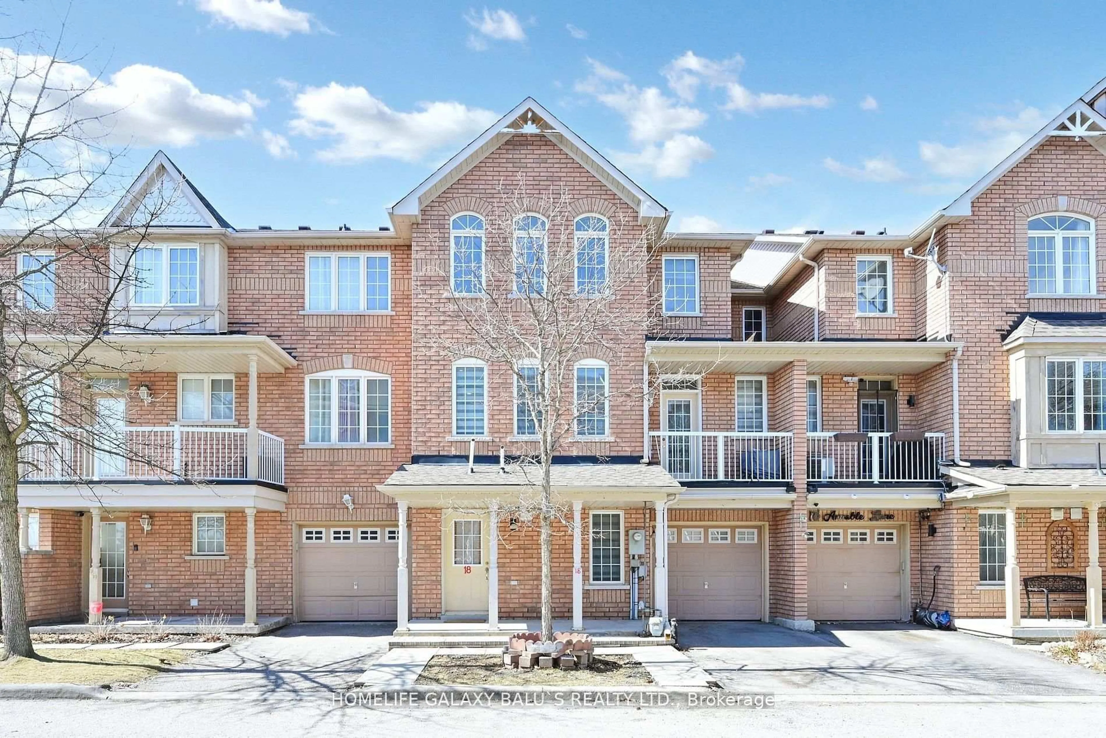 Home with brick exterior material, street for 18 Annable Lane, Ajax Ontario L1S 7S4