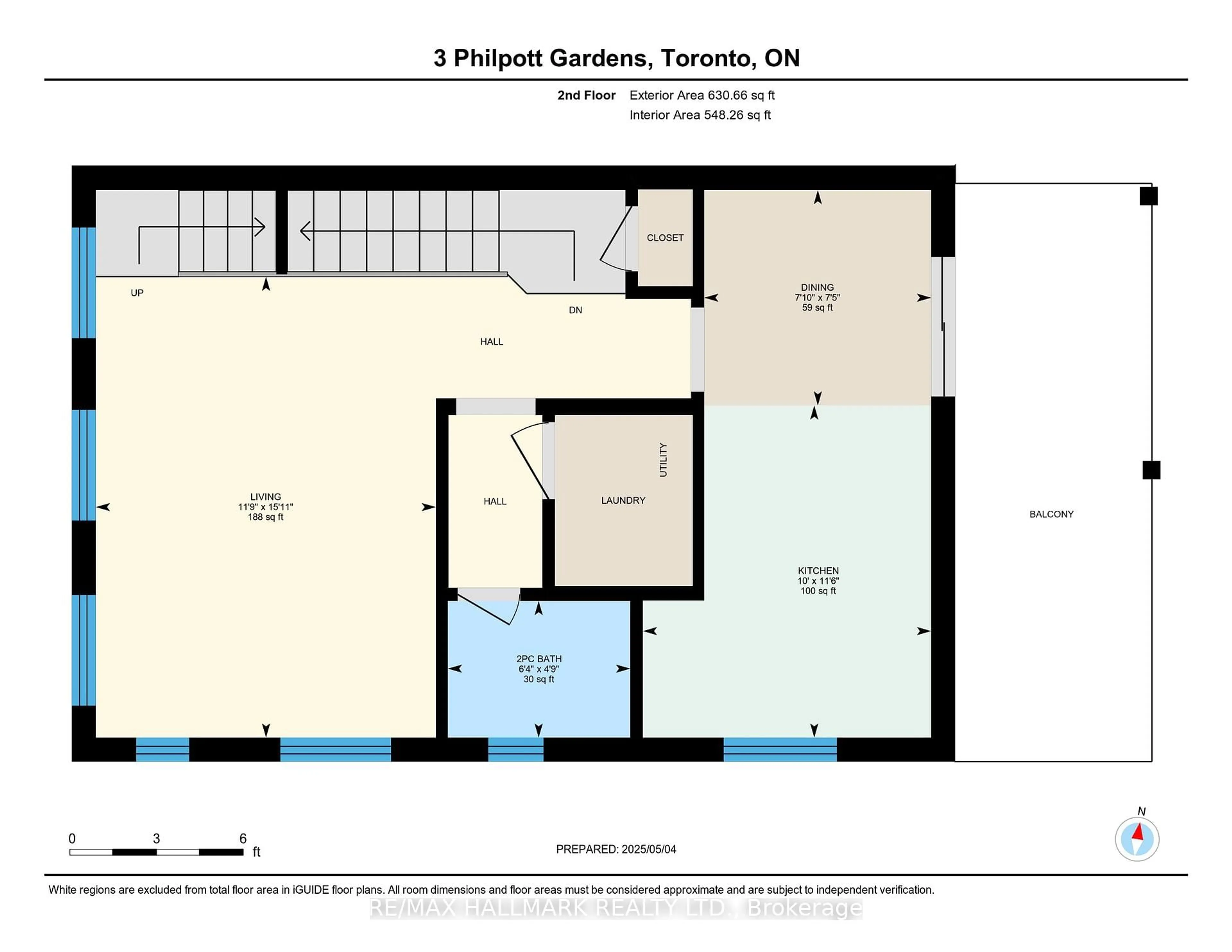 Floor plan for 3 Philpott Gdns #3, Toronto Ontario M4E 0A8