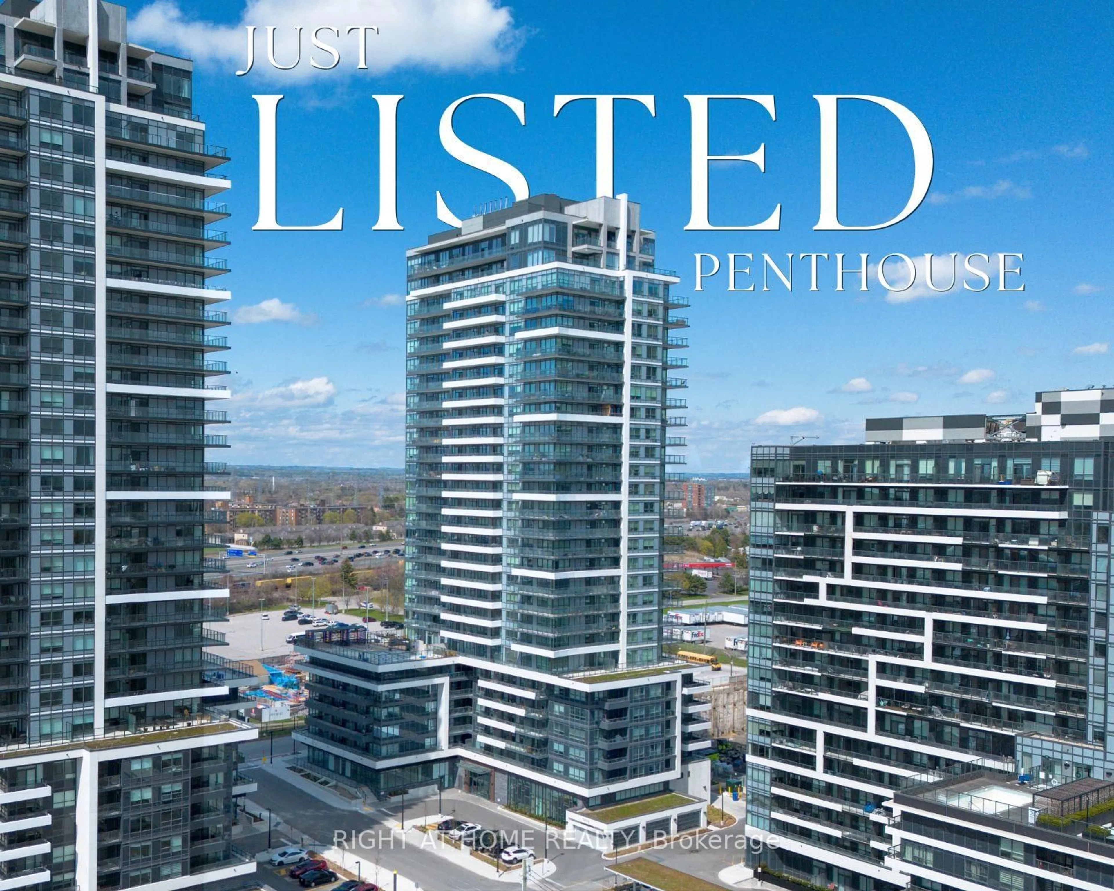 A pic from outside/outdoor area/front of a property/back of a property/a pic from drone, building for 1455 Celebration Dr #PH2804, Pickering Ontario L1W 0C3