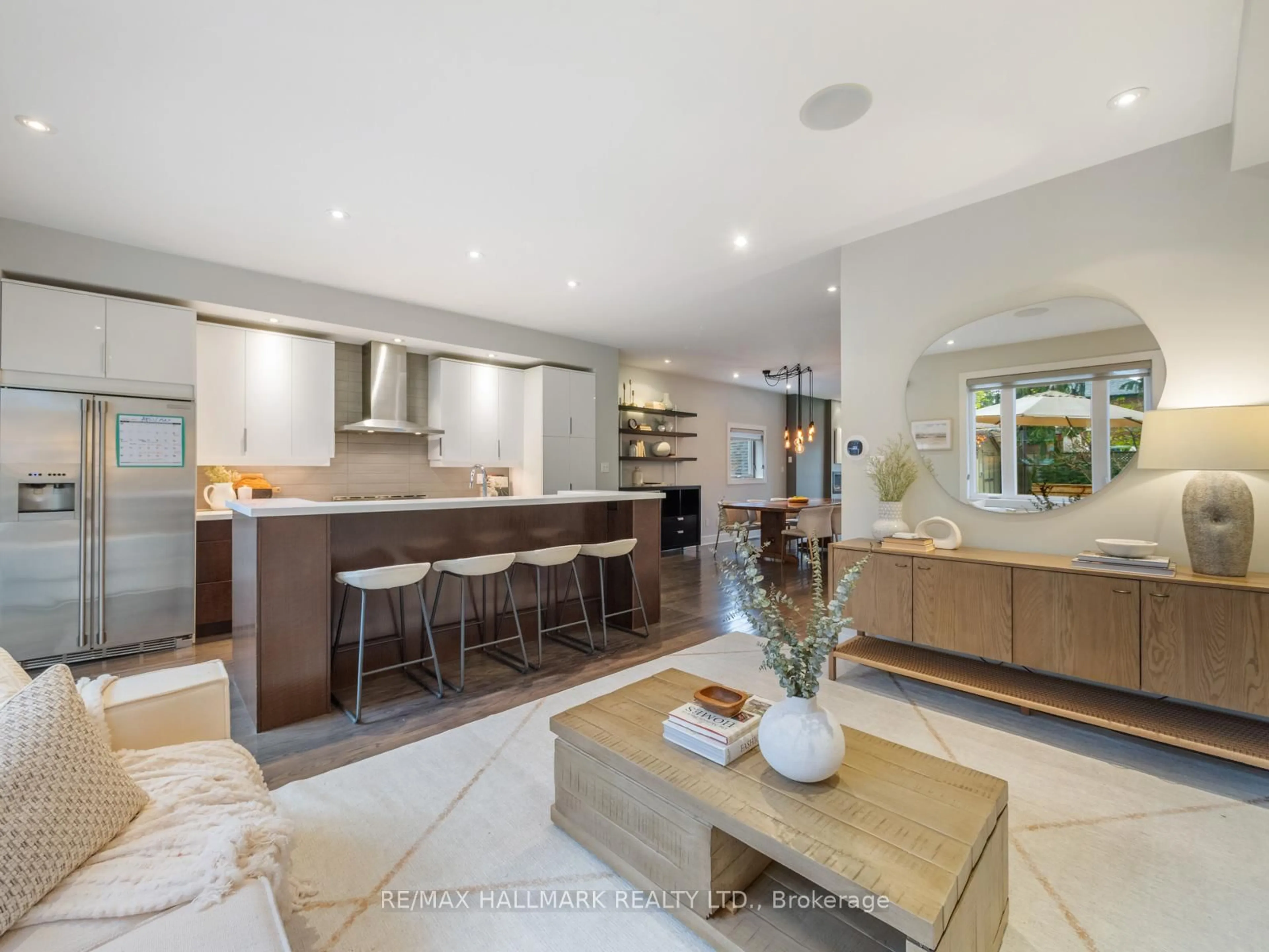Contemporary kitchen, ceramic/tile floor for 15 Briar Dale Blvd, Toronto Ontario M1N 1Z3