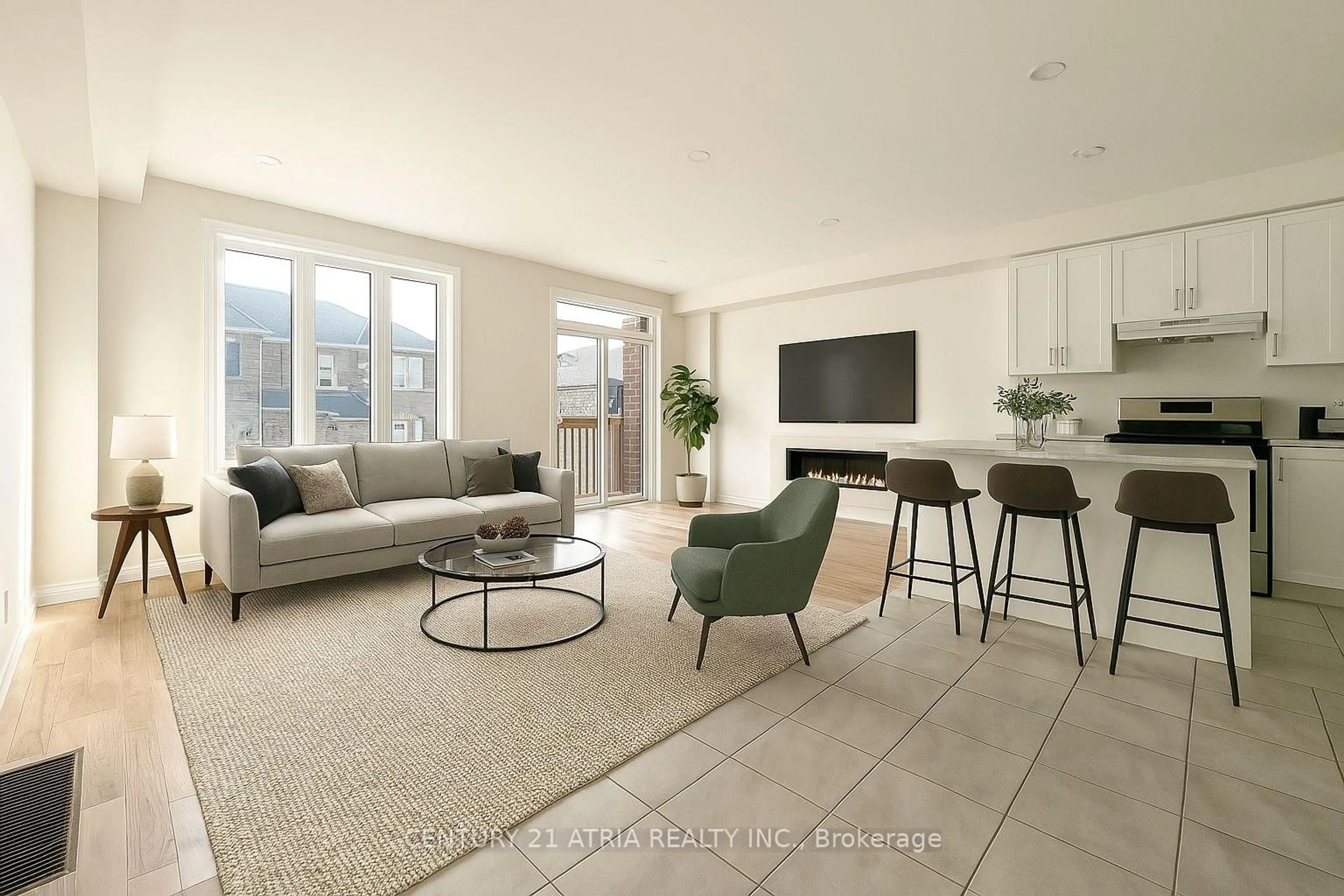 Living room with furniture, unknown for 913 Elizabeth Mackenzie Dr, Pickering Ontario L1X 0P5