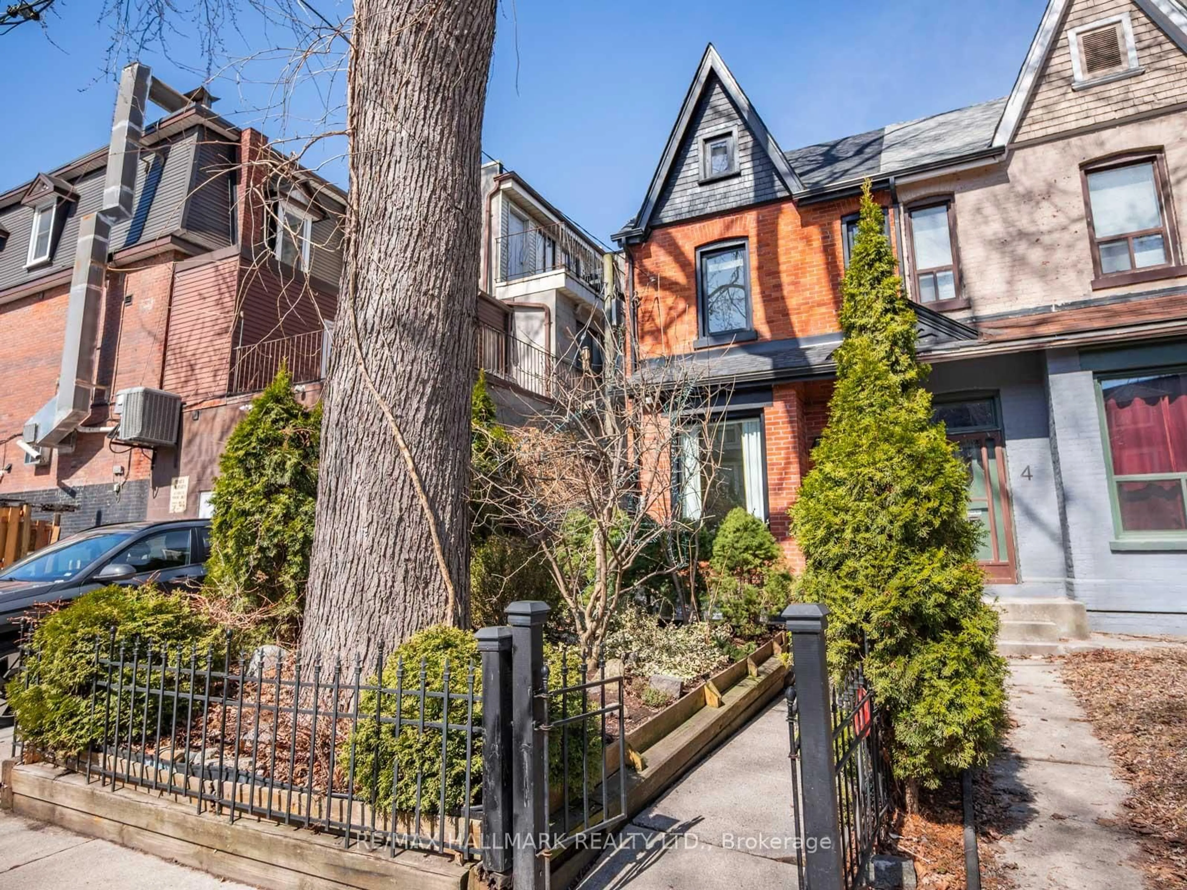 Home with brick exterior material, street for 2 First Ave, Toronto Ontario M4M 1W8