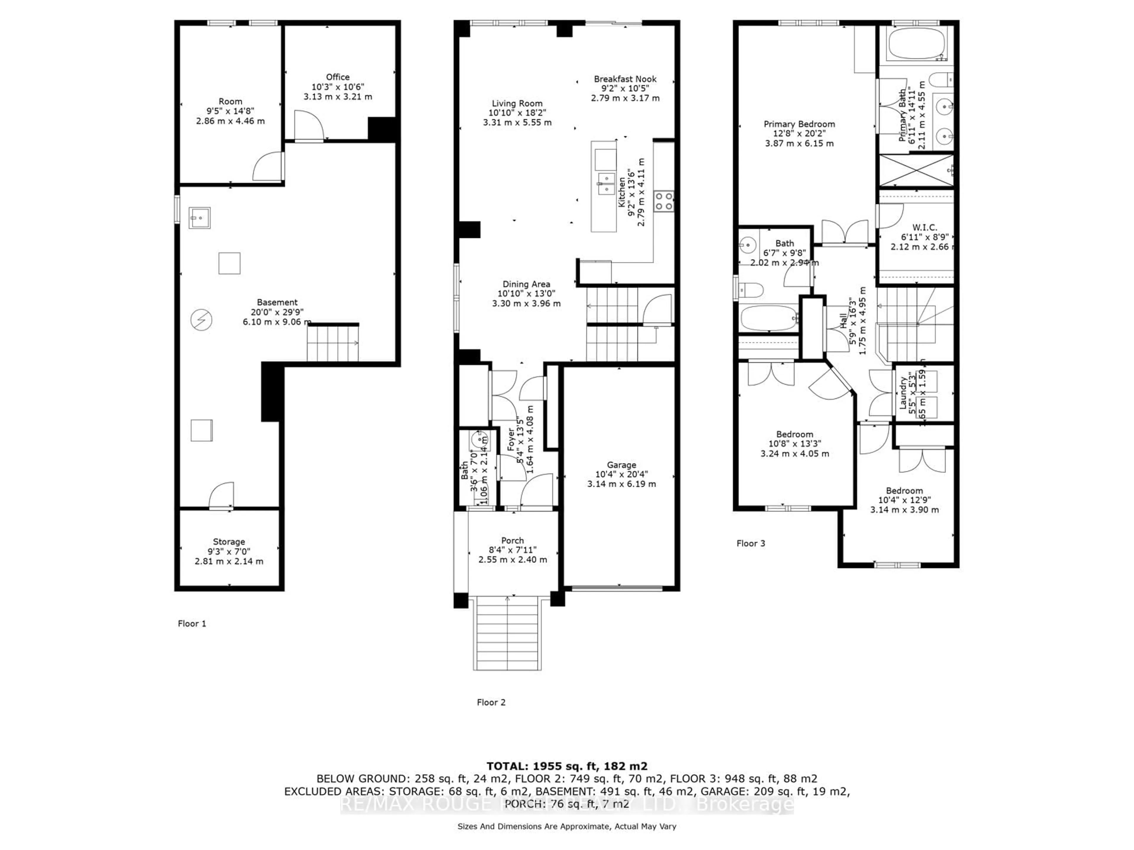 Floor plan for 72 Lyle Dr, Clarington Ontario L1C 0V7