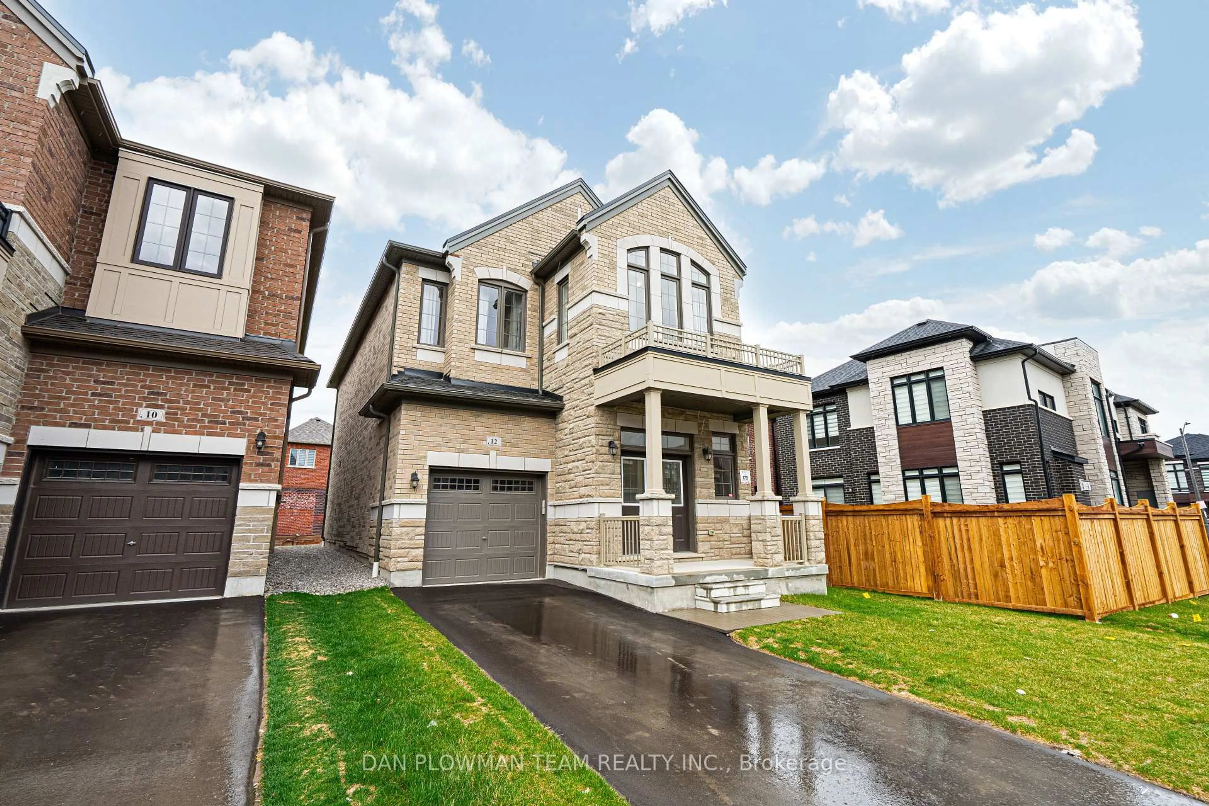 Home with brick exterior material, street for 12 Jadite St, Whitby Ontario L1P 0P8