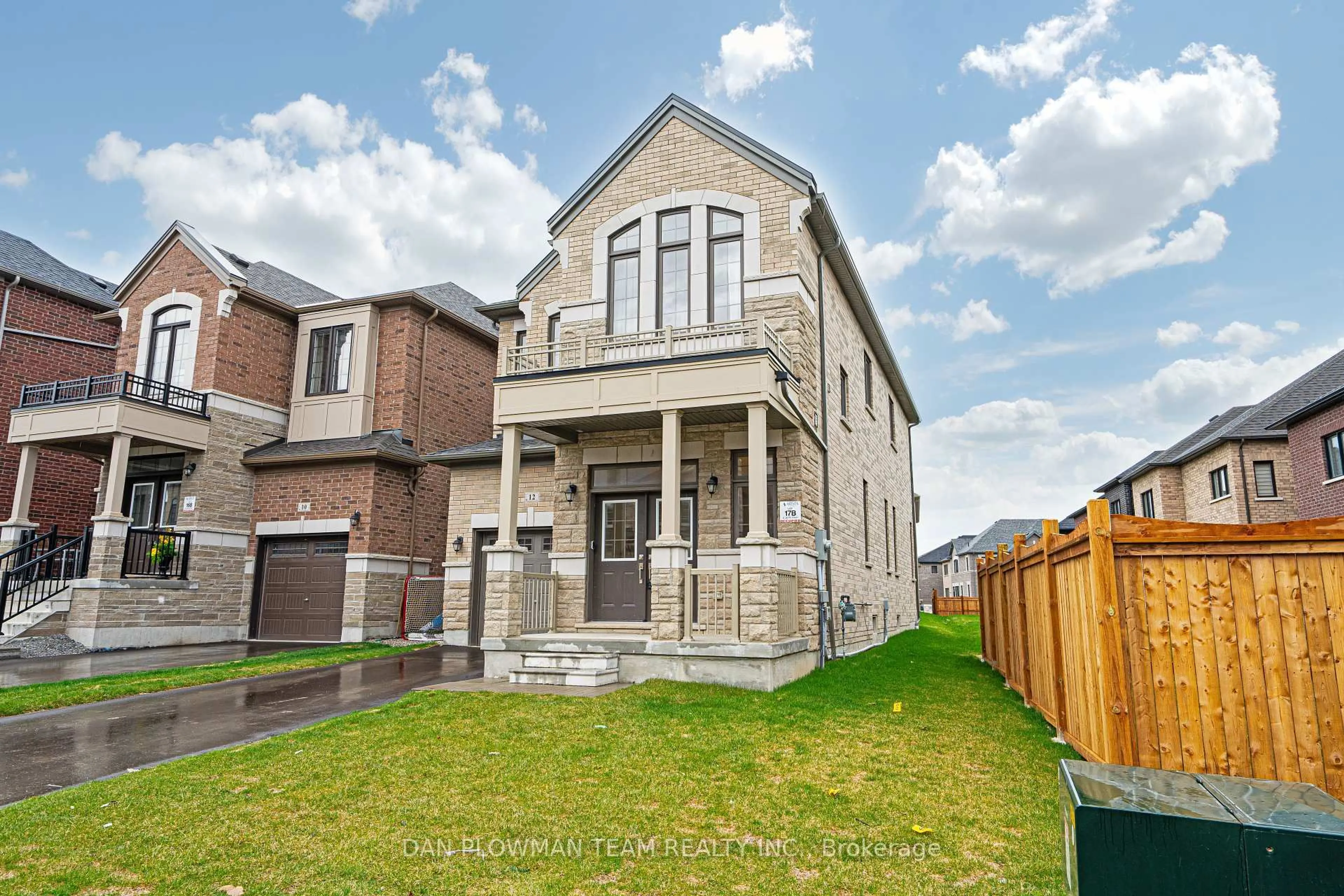 Home with brick exterior material, street for 12 Jadite St, Whitby Ontario L1P 0P8
