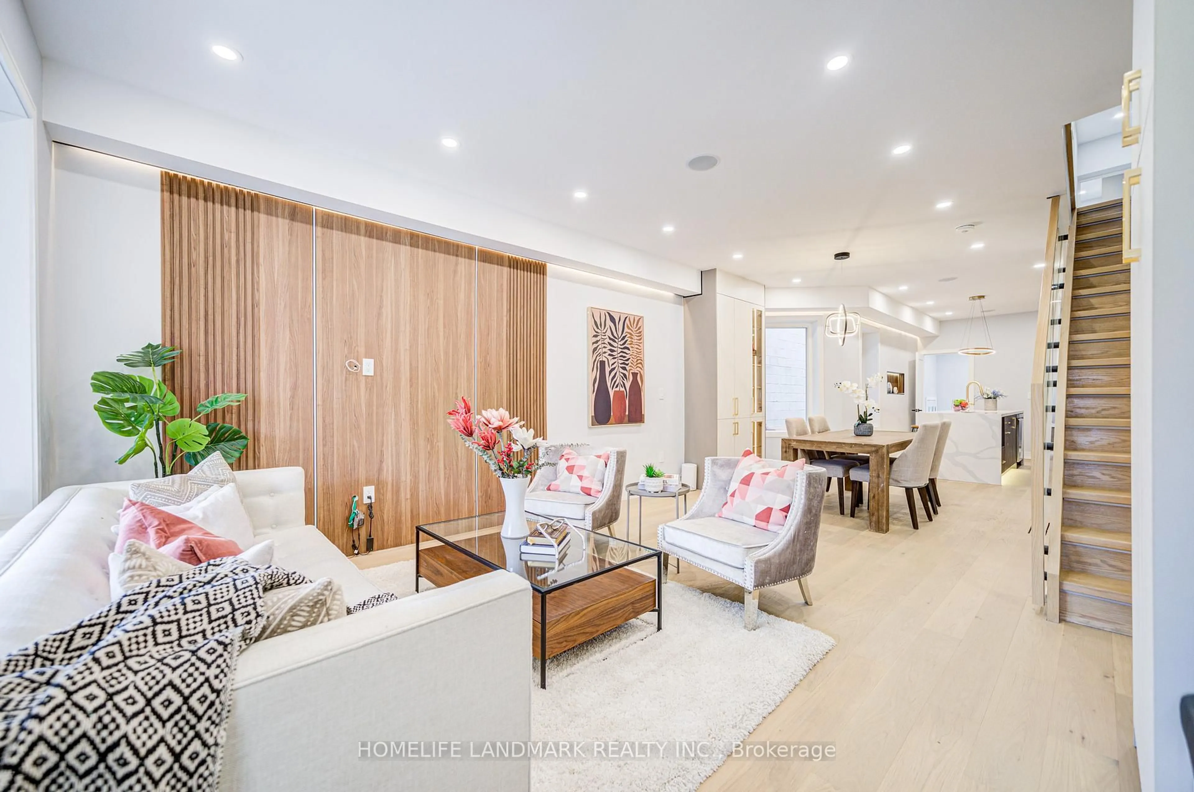 Living room with furniture, unknown for 770 Pape Ave, Toronto Ontario M4K 3S7