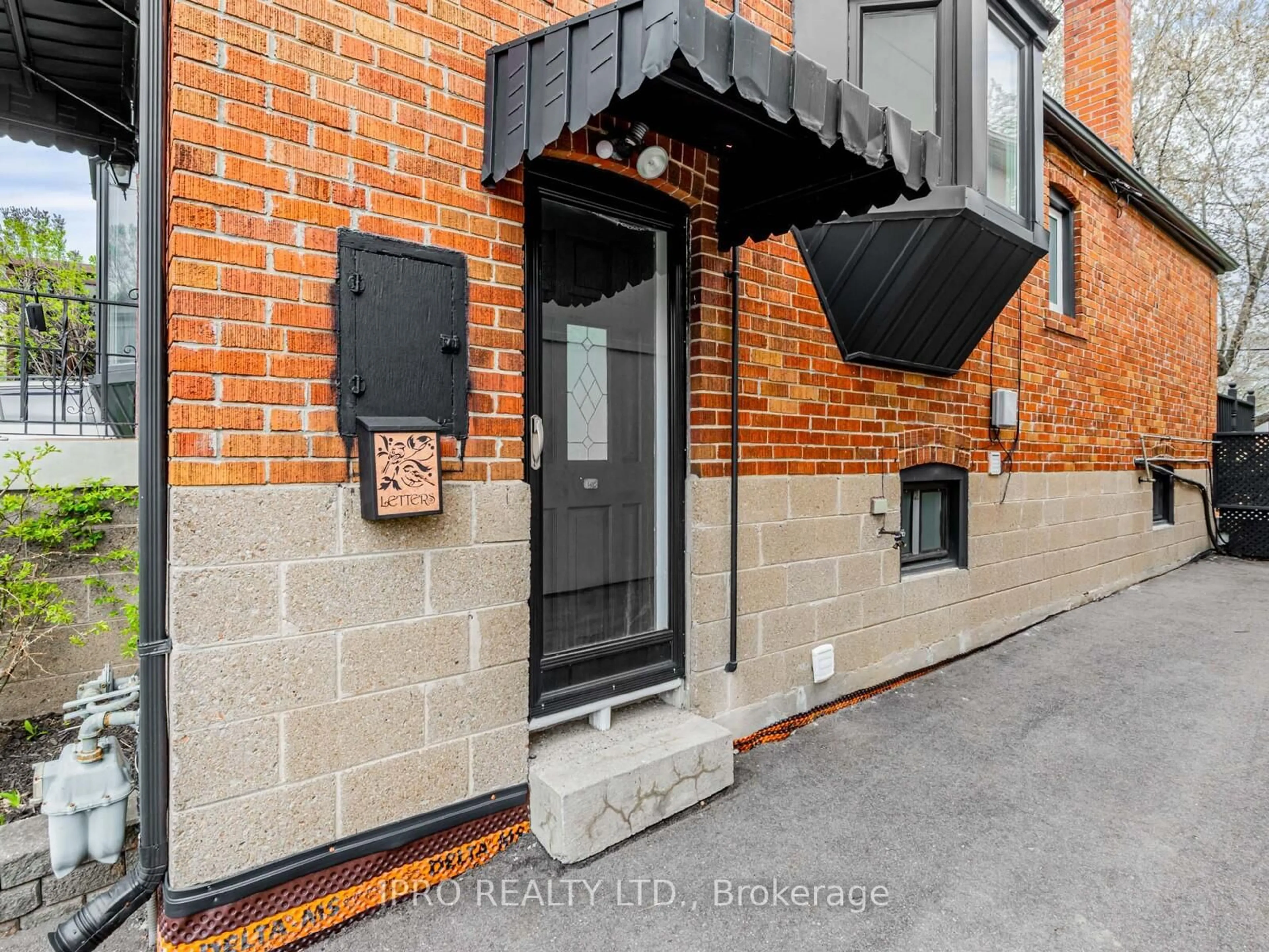 Home with brick exterior material, street for 21 Galbraith Ave, Toronto Ontario M4B 2B4