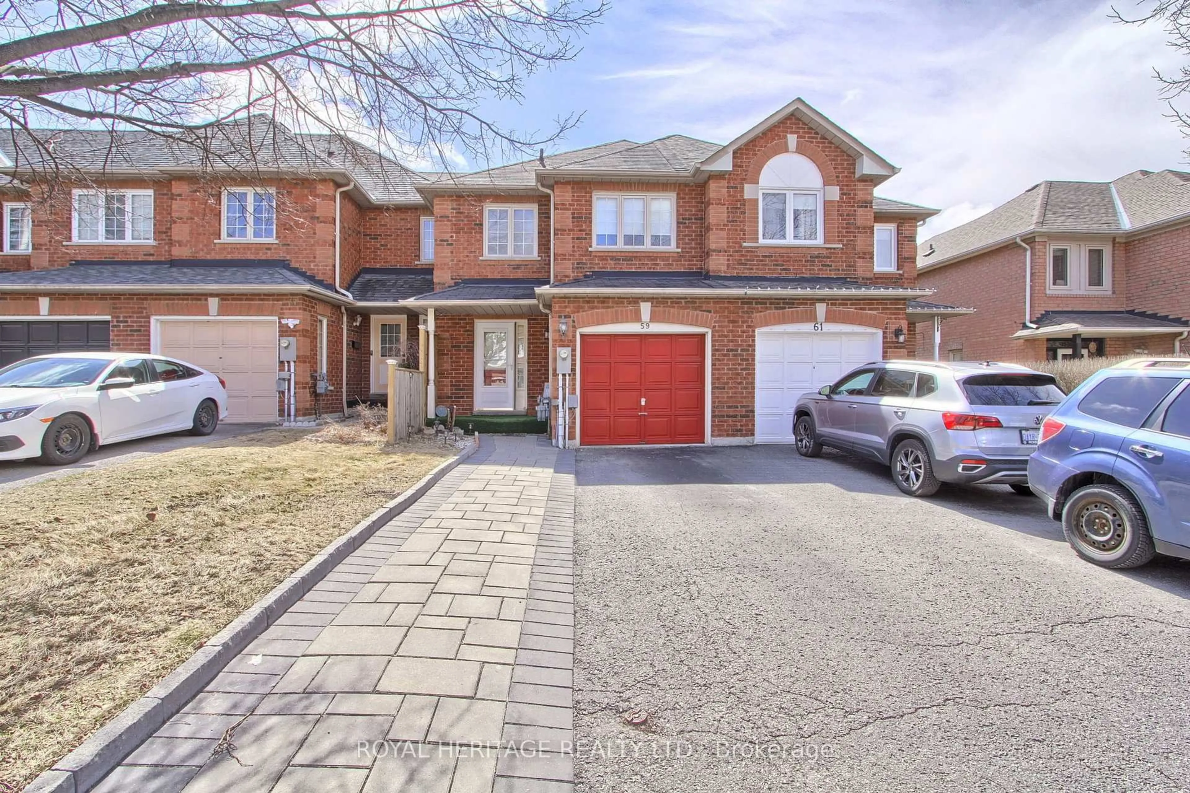 Home with brick exterior material, street for 59 Twigg Dr, Ajax Ontario L1Z 1G5