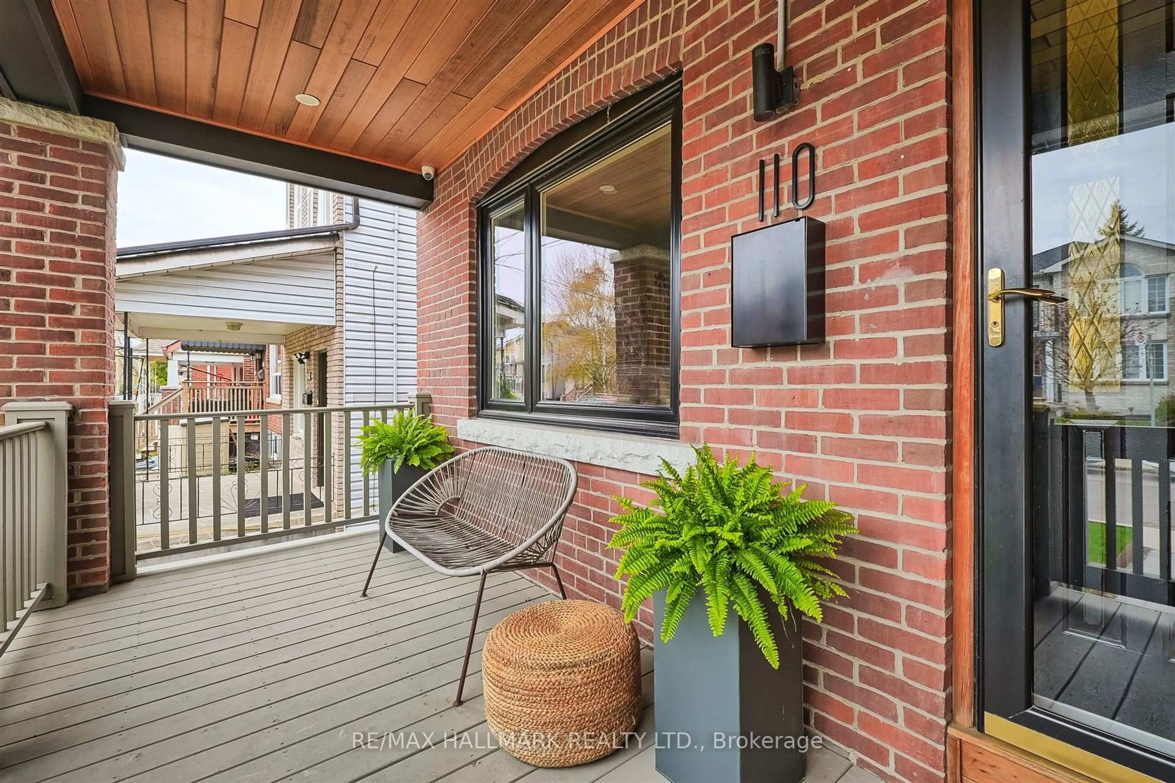 Home with brick exterior material, street for 110 Wiley Ave, Toronto Ontario M4J 3W6