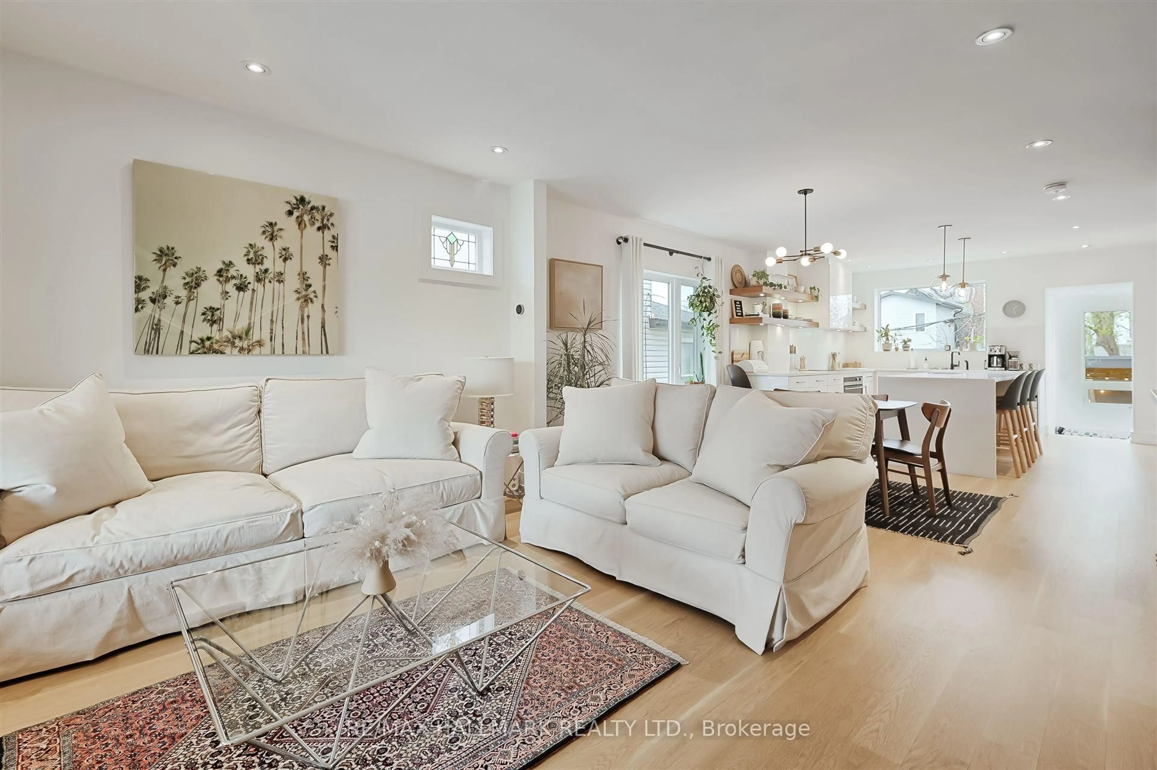 Living room with furniture, unknown for 110 Wiley Ave, Toronto Ontario M4J 3W6
