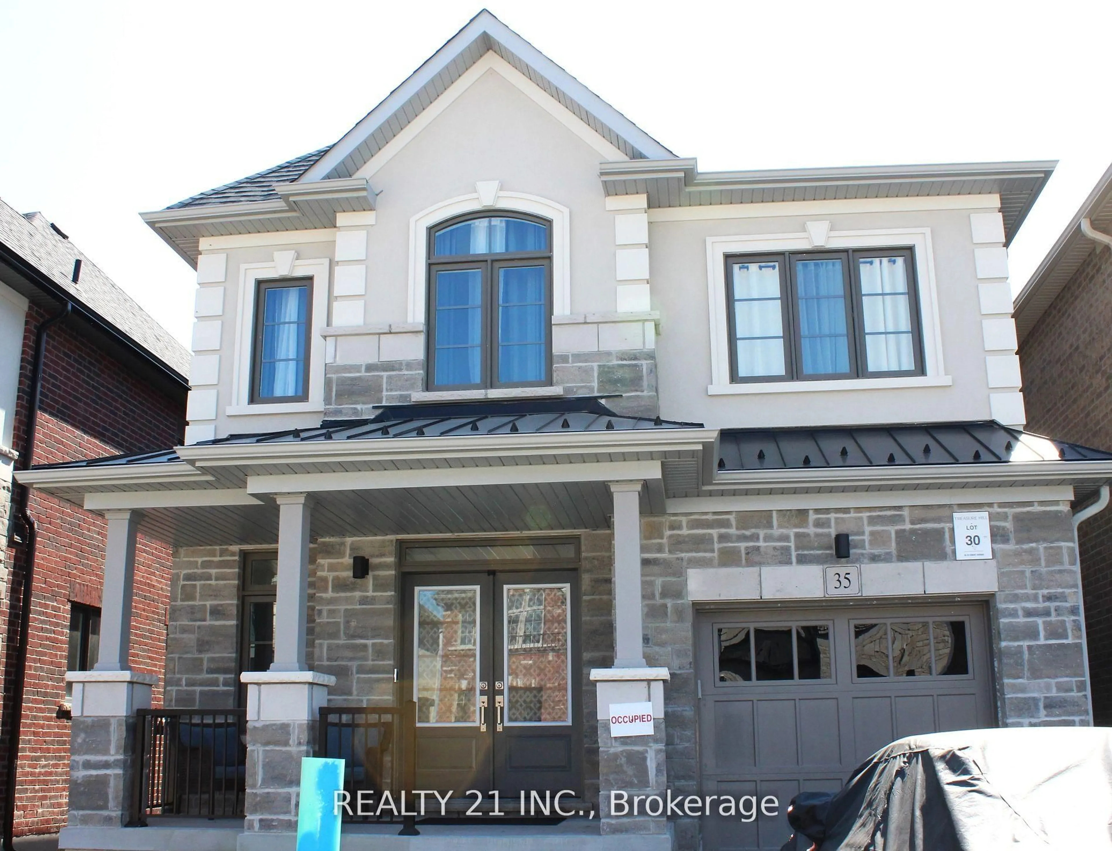 Home with brick exterior material, building for 35 Ed Ewert Ave, Clarington Ontario L1B 0W7