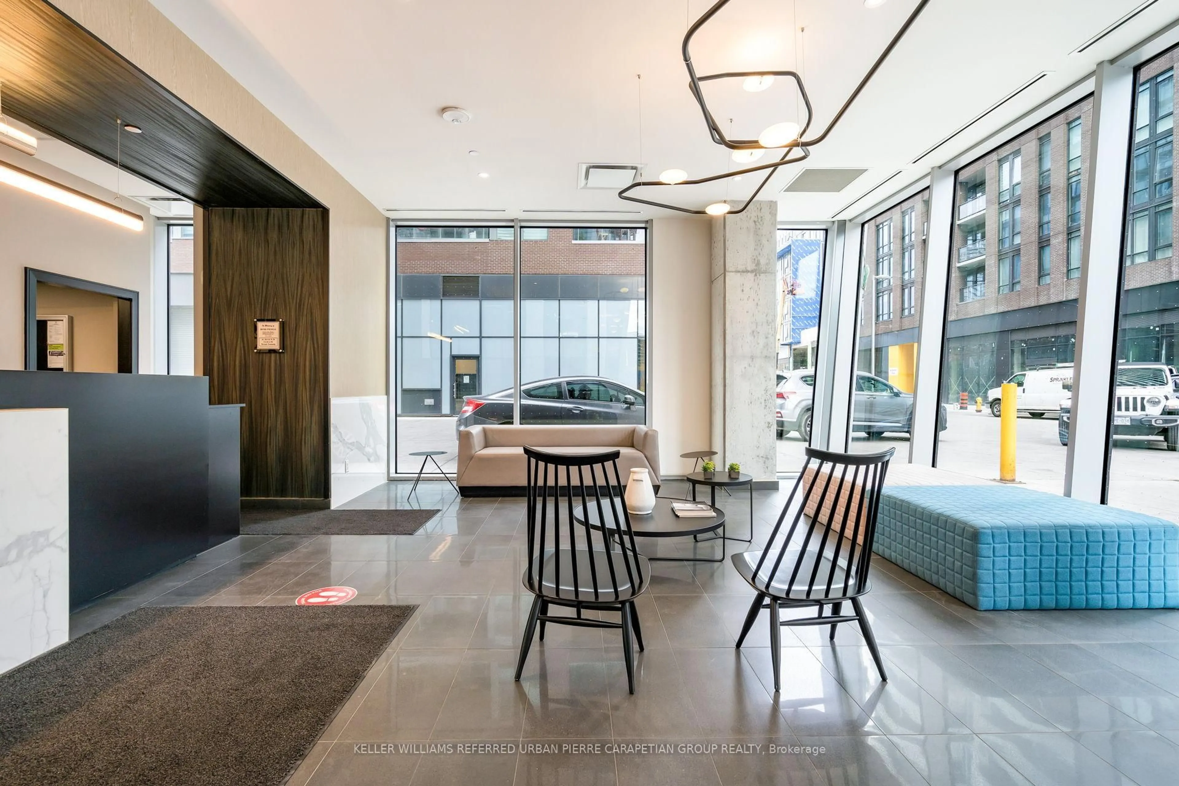 Lobby for 15 Baseball Pl #1002, Toronto Ontario M4M 2A5