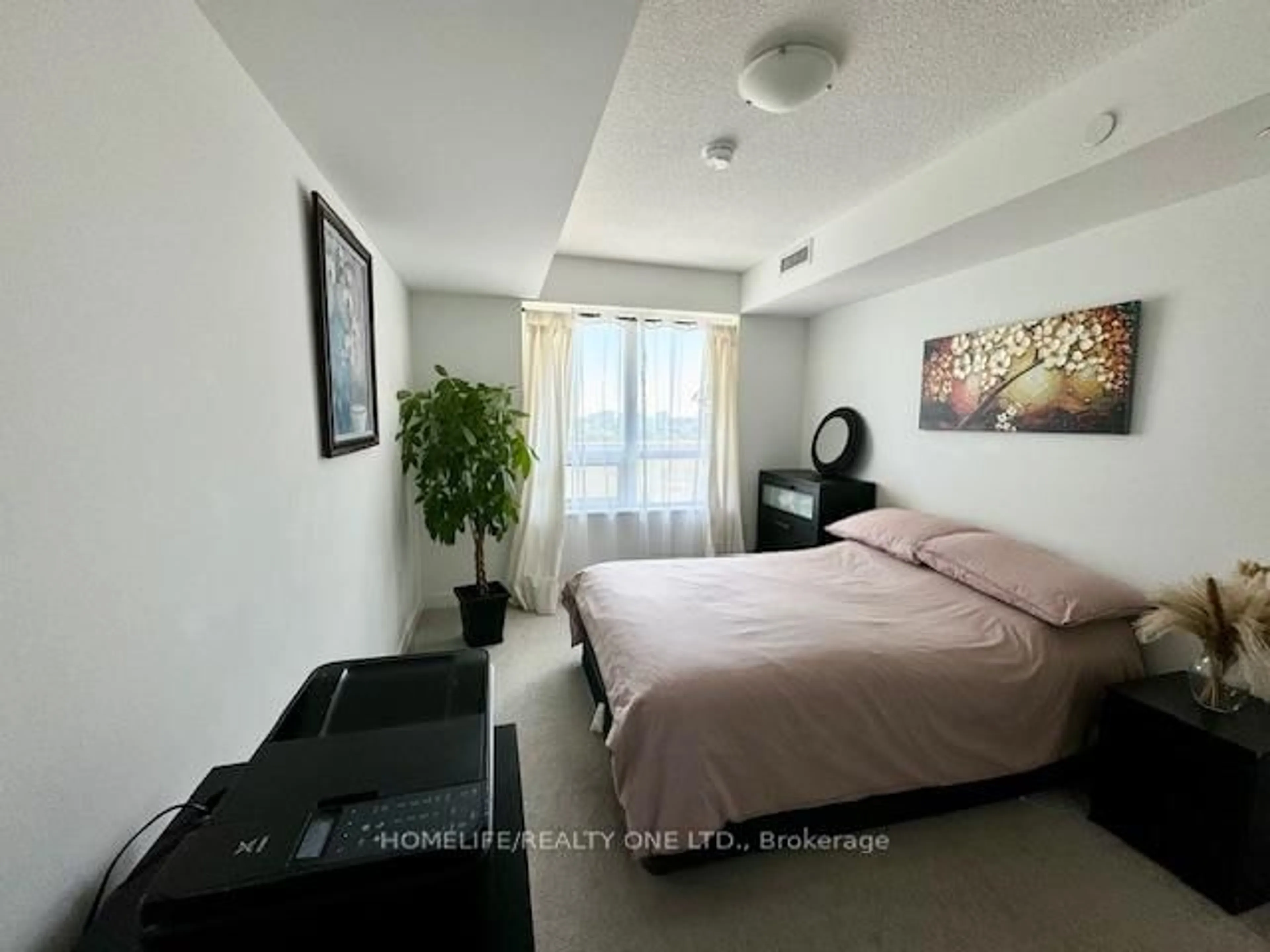 Bedroom with bed, unknown for 1346 Danforth Rd #901, Toronto Ontario M1J 0A9
