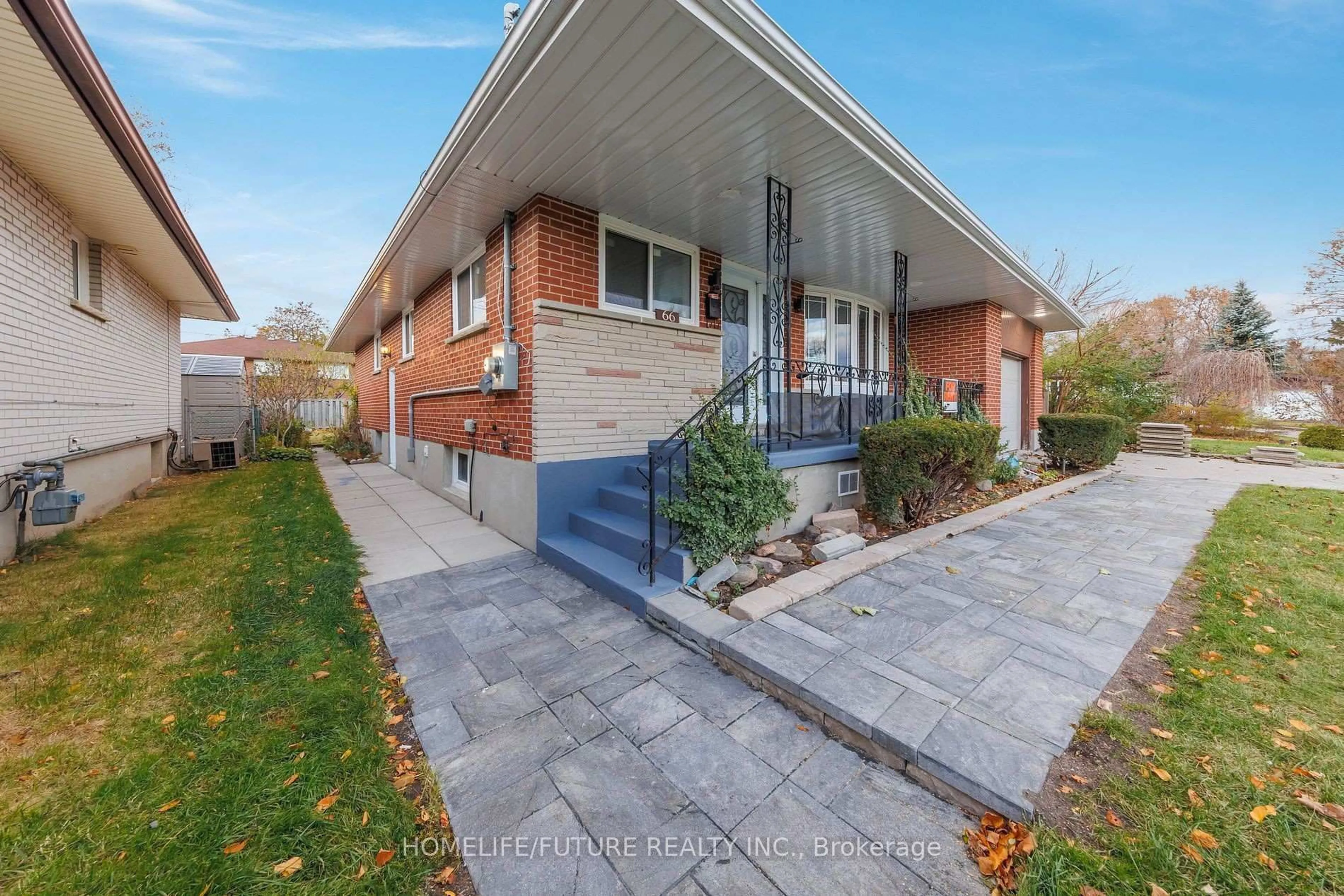 Home with brick exterior material, street for 66 Valdez Crt, Oshawa Ontario L1J 5W9
