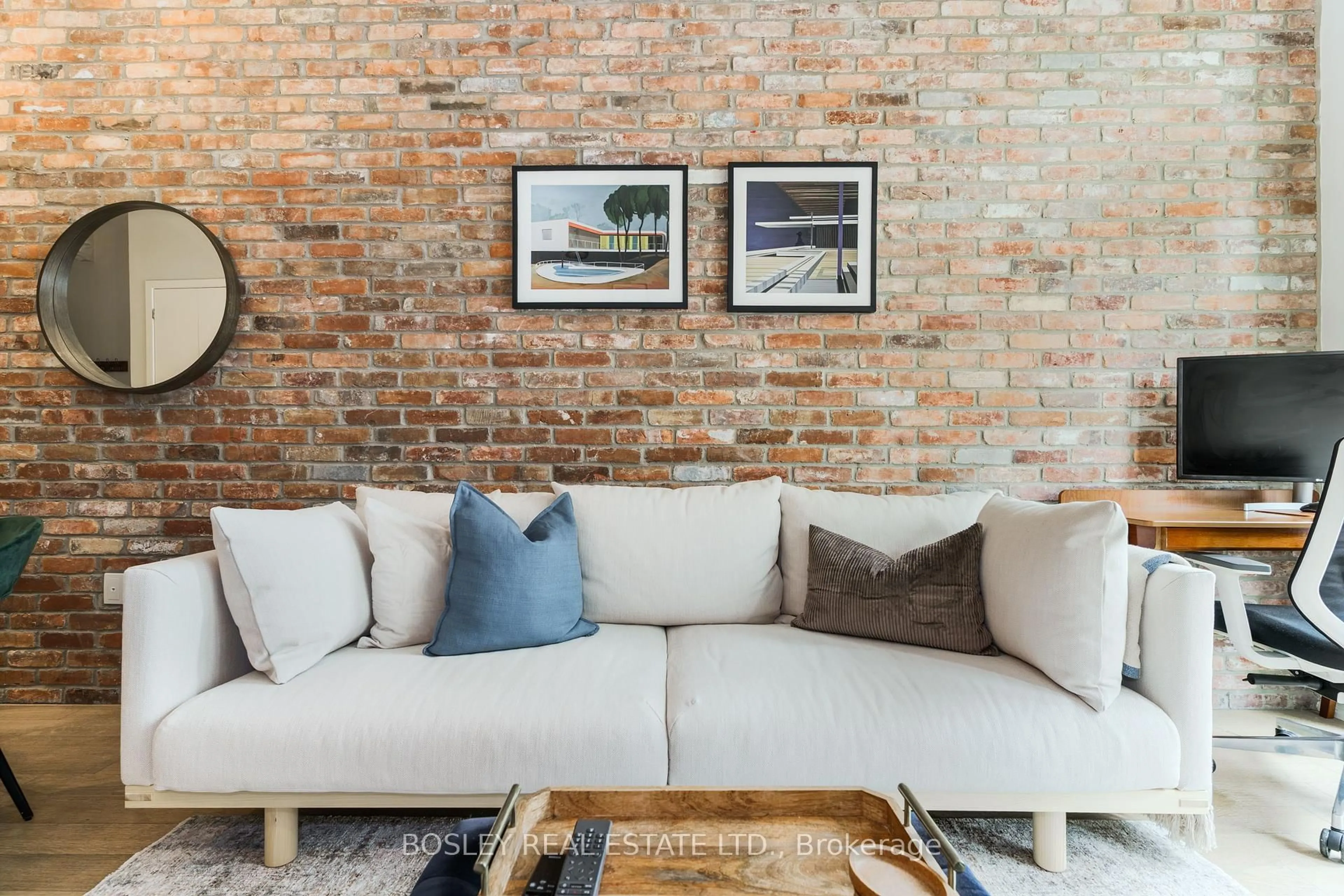 Living room with furniture, unknown for 88 Colgate Ave #115, Toronto Ontario M4M 0A6