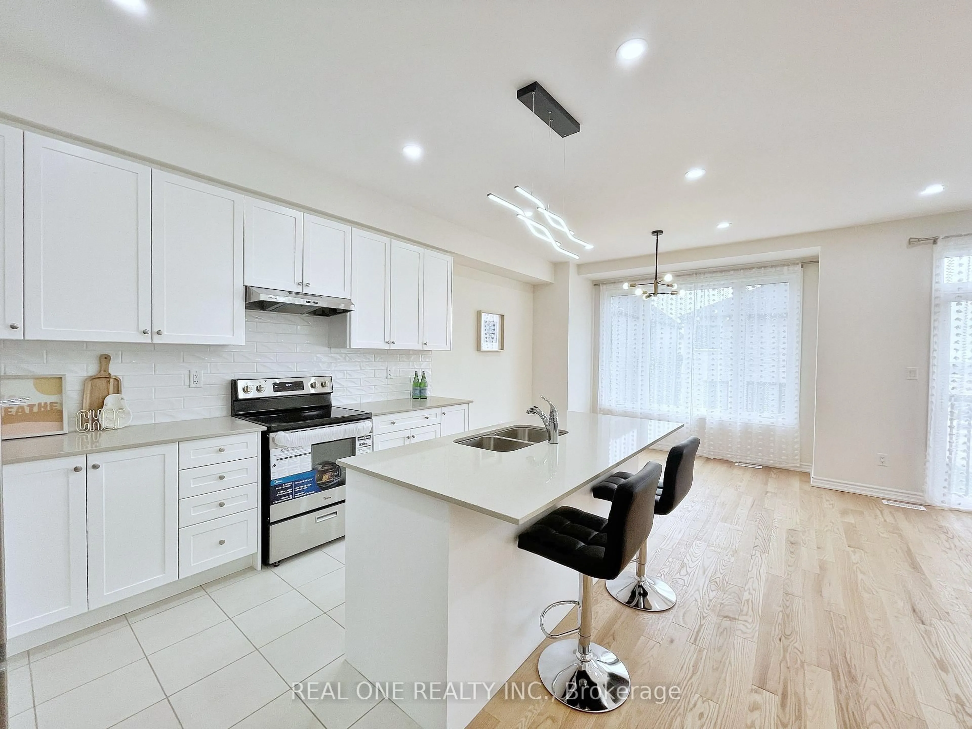 Open concept kitchen, unknown for 1013 Pisces Tr, Pickering Ontario L0H 1J0