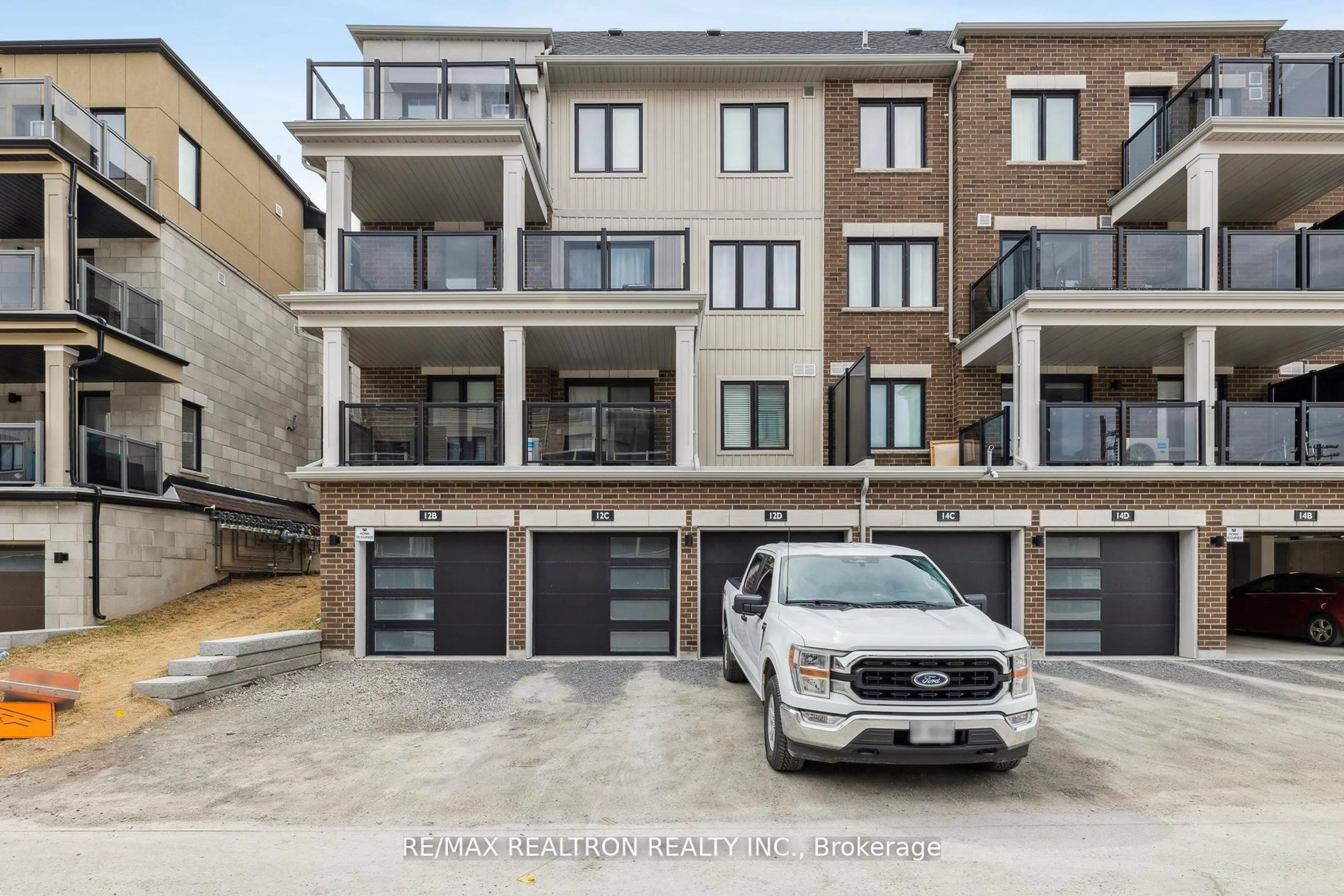 Home with brick exterior material, street for 12C Lookout Dr, Clarington Ontario L1C 7E9
