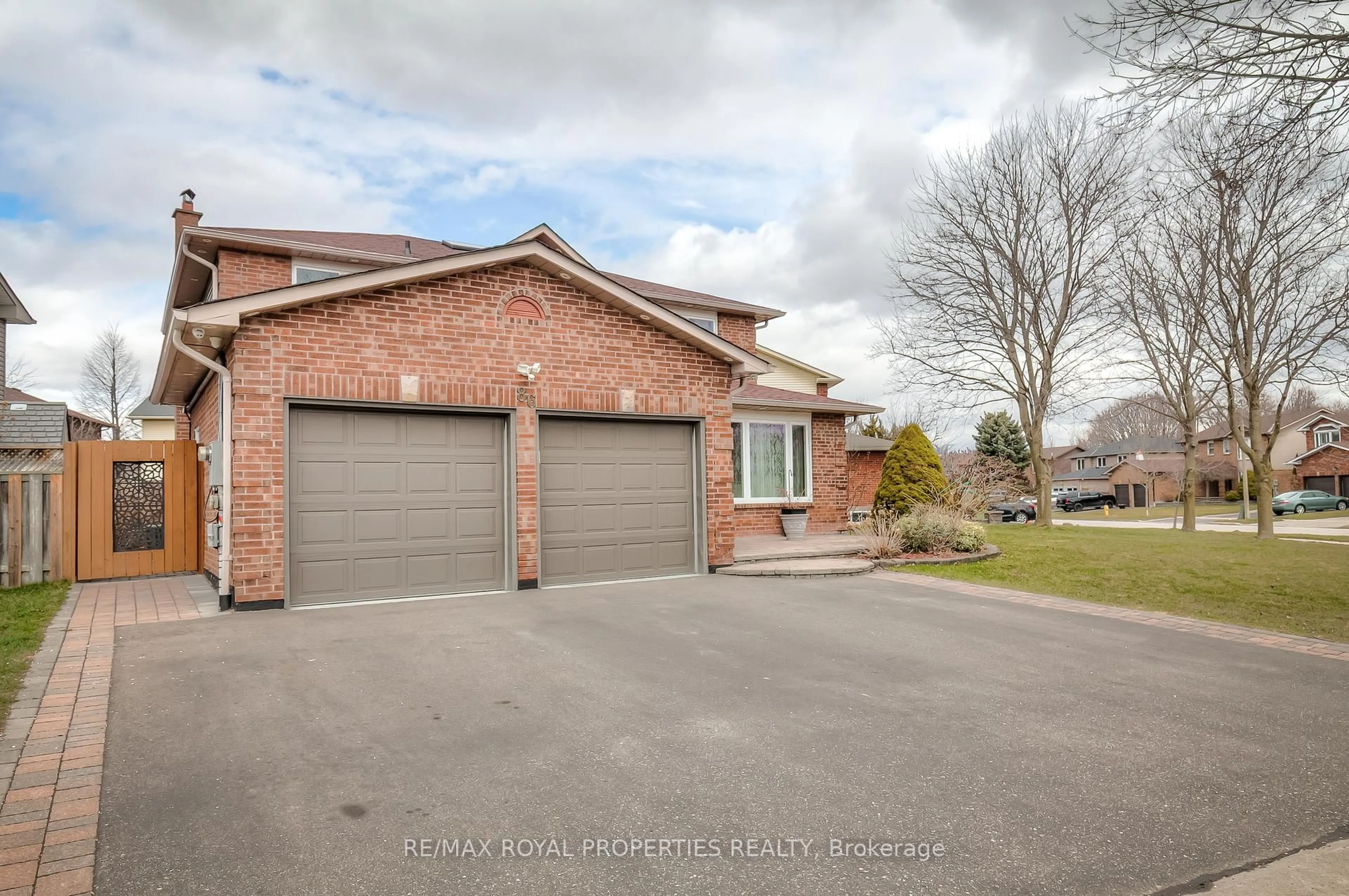 Home with brick exterior material, street for 86 Rollo Dr, Ajax Ontario L1S 7B7