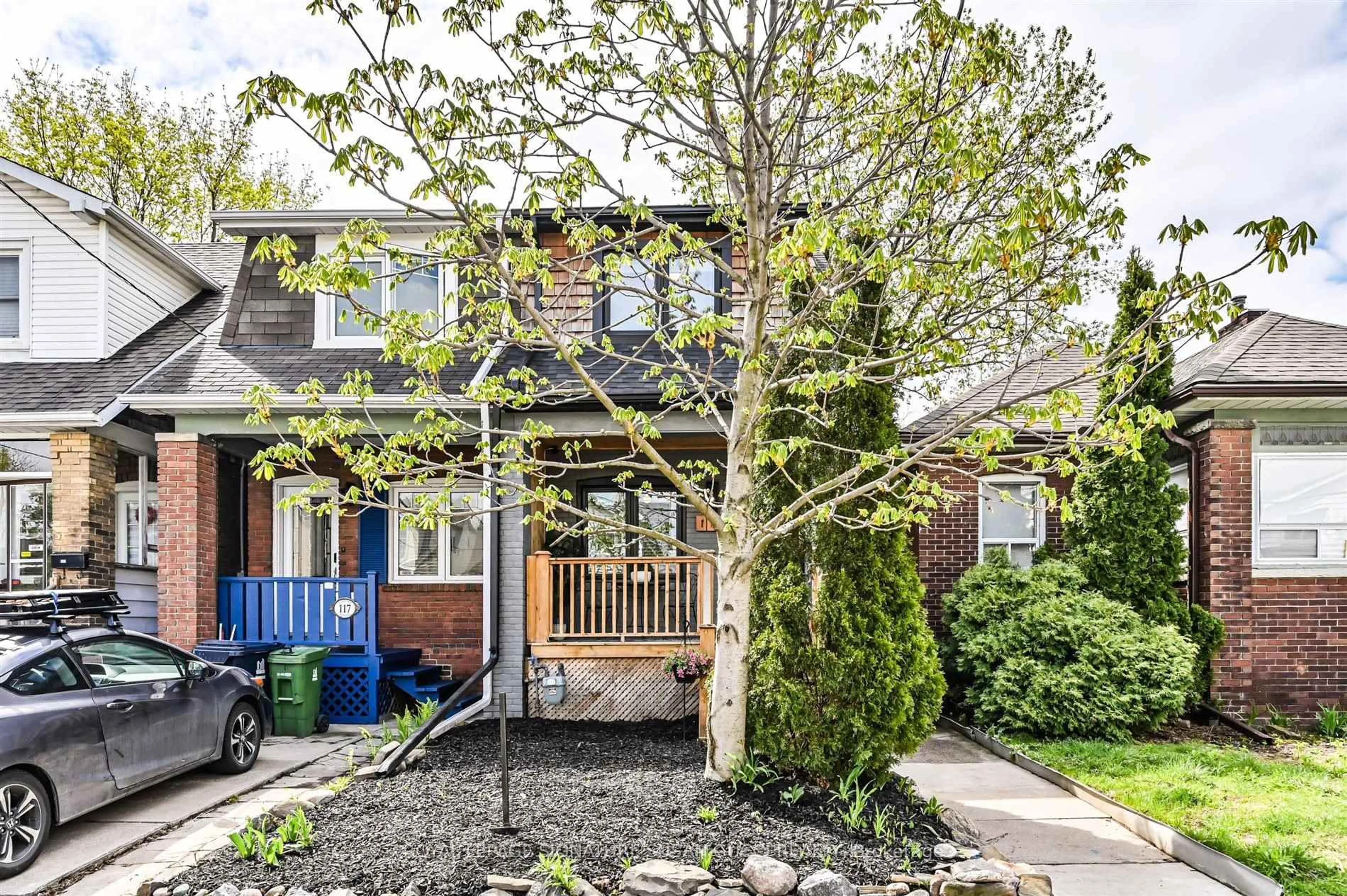 Home with brick exterior material, street for 115 Aldwych Ave, Toronto Ontario M4J 1X7