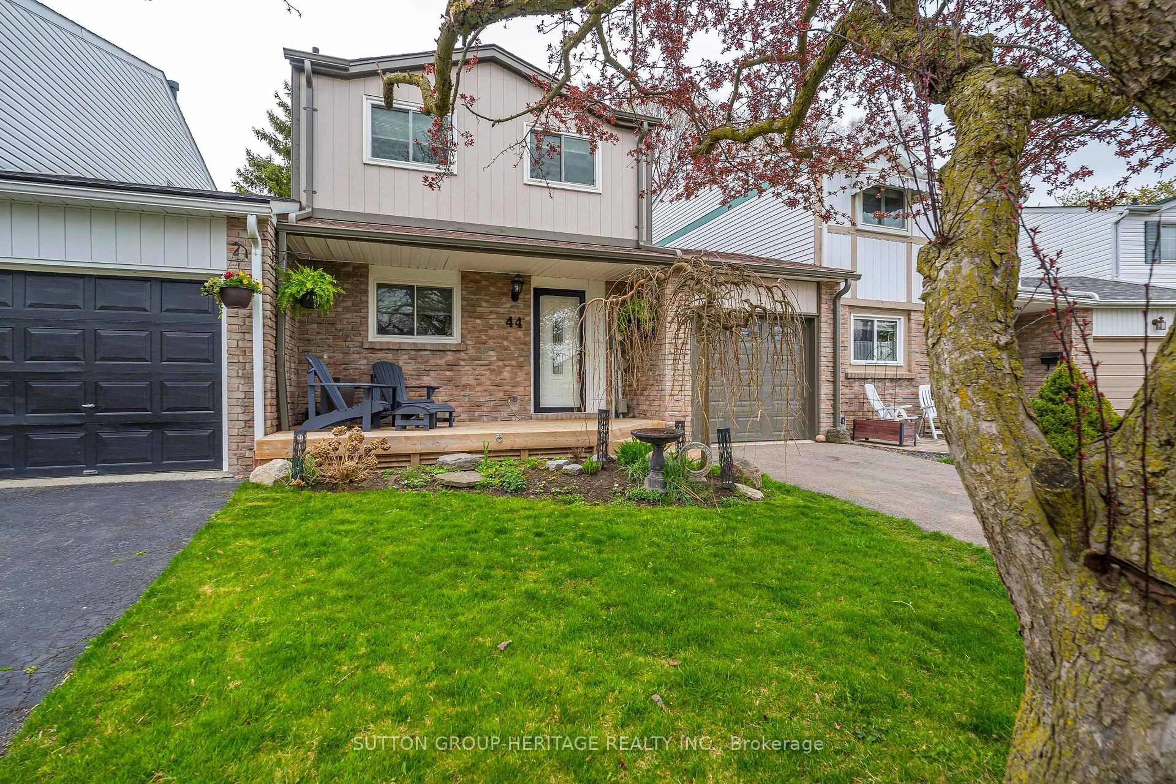 Home with brick exterior material, street for 44 Banner Cres, Ajax Ontario L1S 3S9