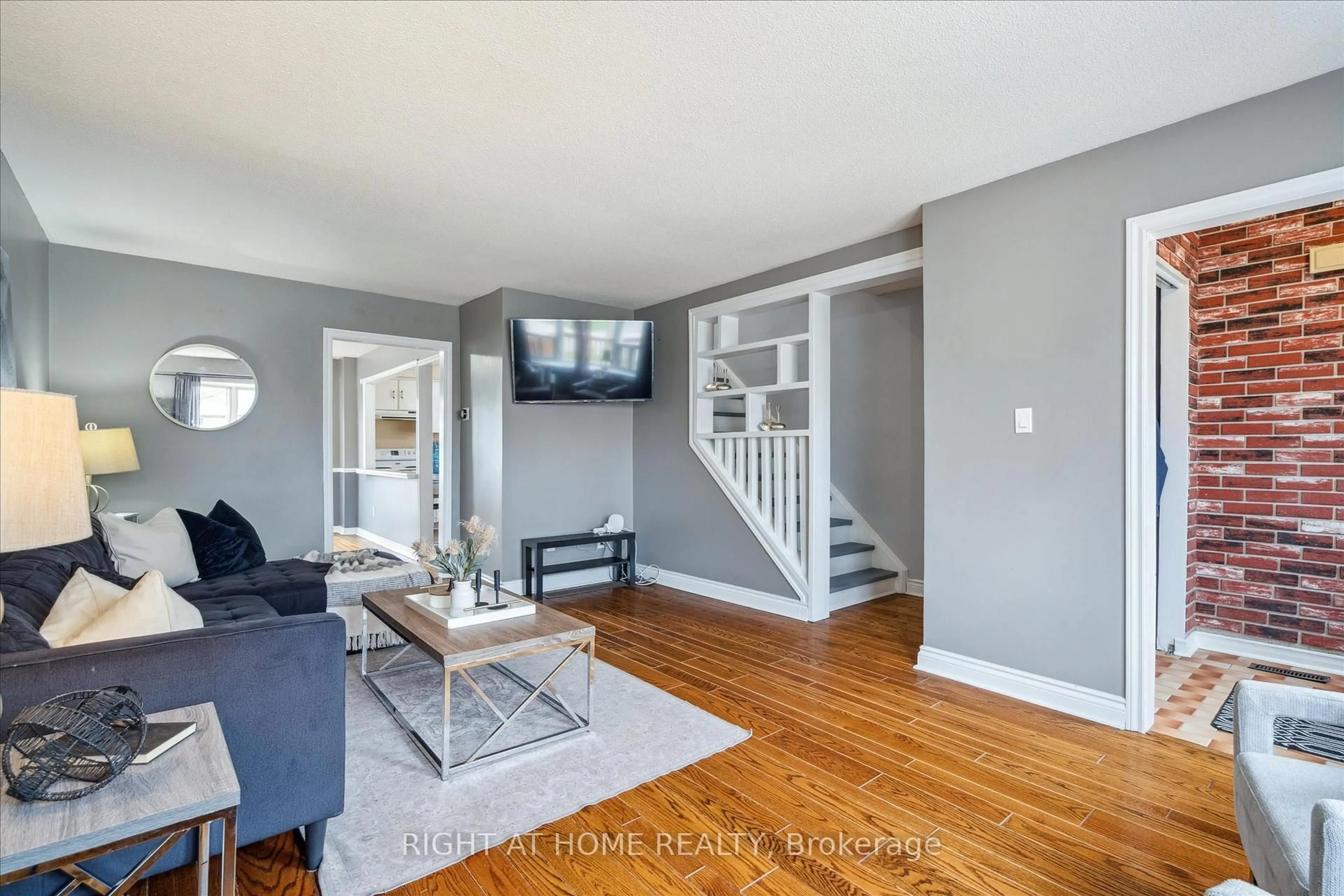 Living room with furniture, unknown for 307 Shamrock Crt, Oshawa Ontario L1J 6X9