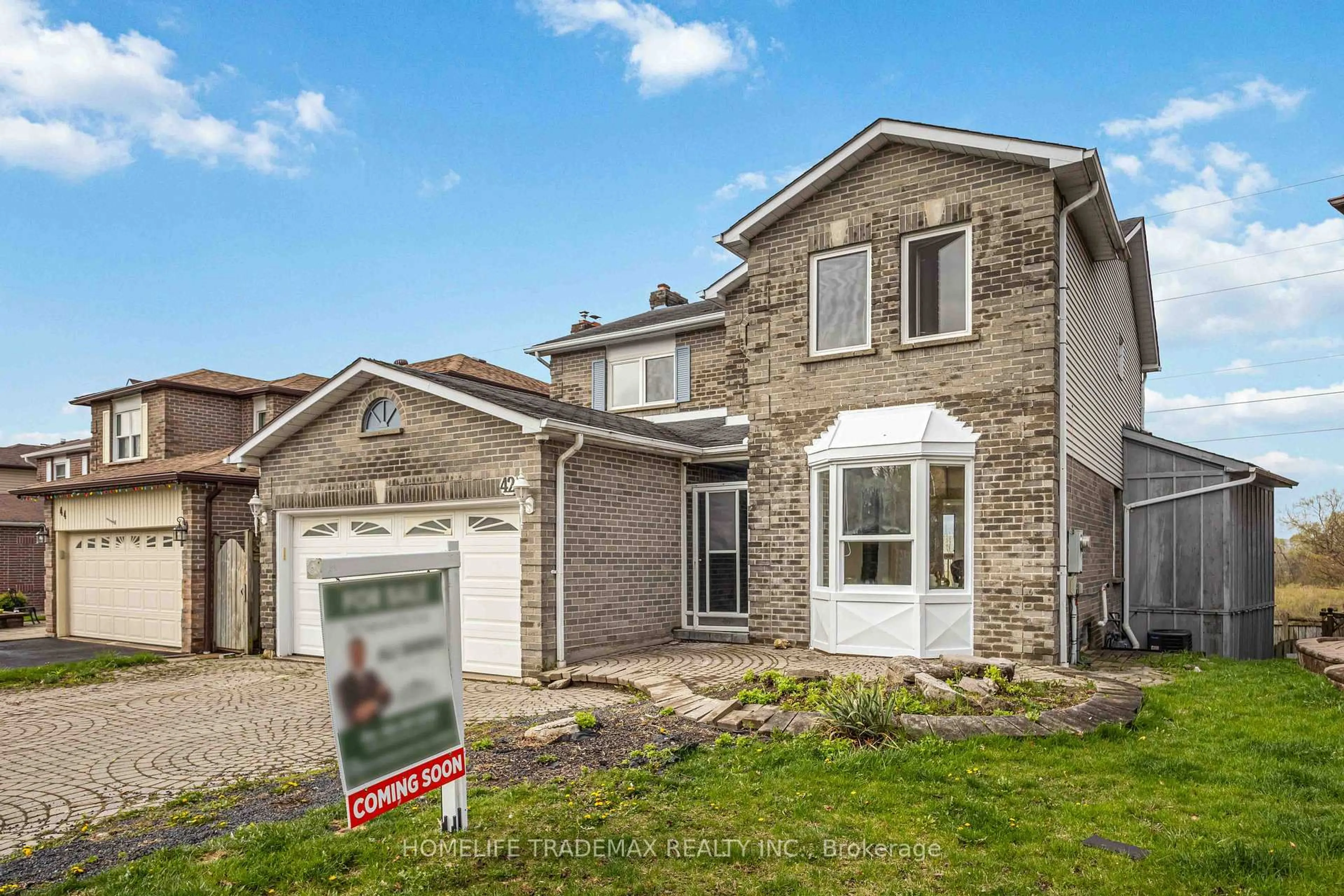 Home with brick exterior material, street for 42 Long Dr, Whitby Ontario L1N 8E4